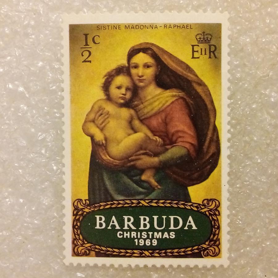 تمبر باارزش BARBODA باربودآ 1969 کریسمس (95)7