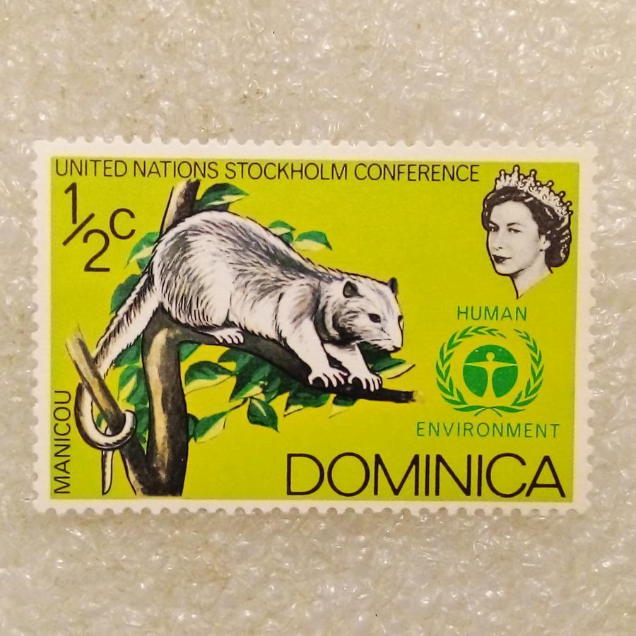 تمبر باارزش دومینیکا کنفرانس استکهلم کمیاب (94)2
