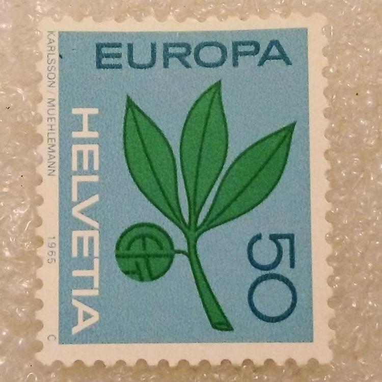 تمبر 1965 سوئیس اتحادیه اروپا (96)2