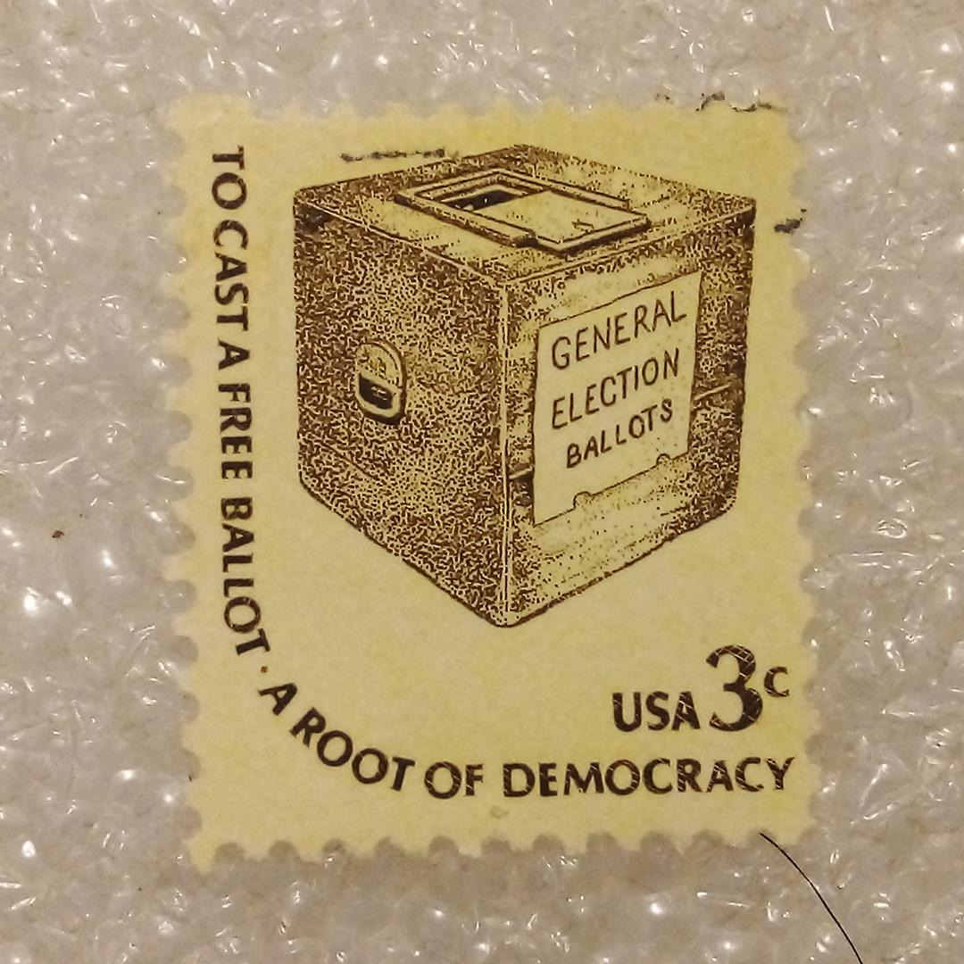 تمبر 3 سنت امریکا USA قانون اساسی باطله (90)1