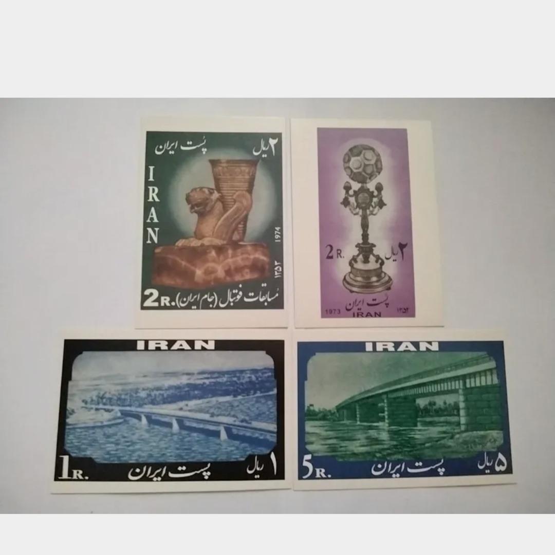 4 کارت پستال تمبر نما