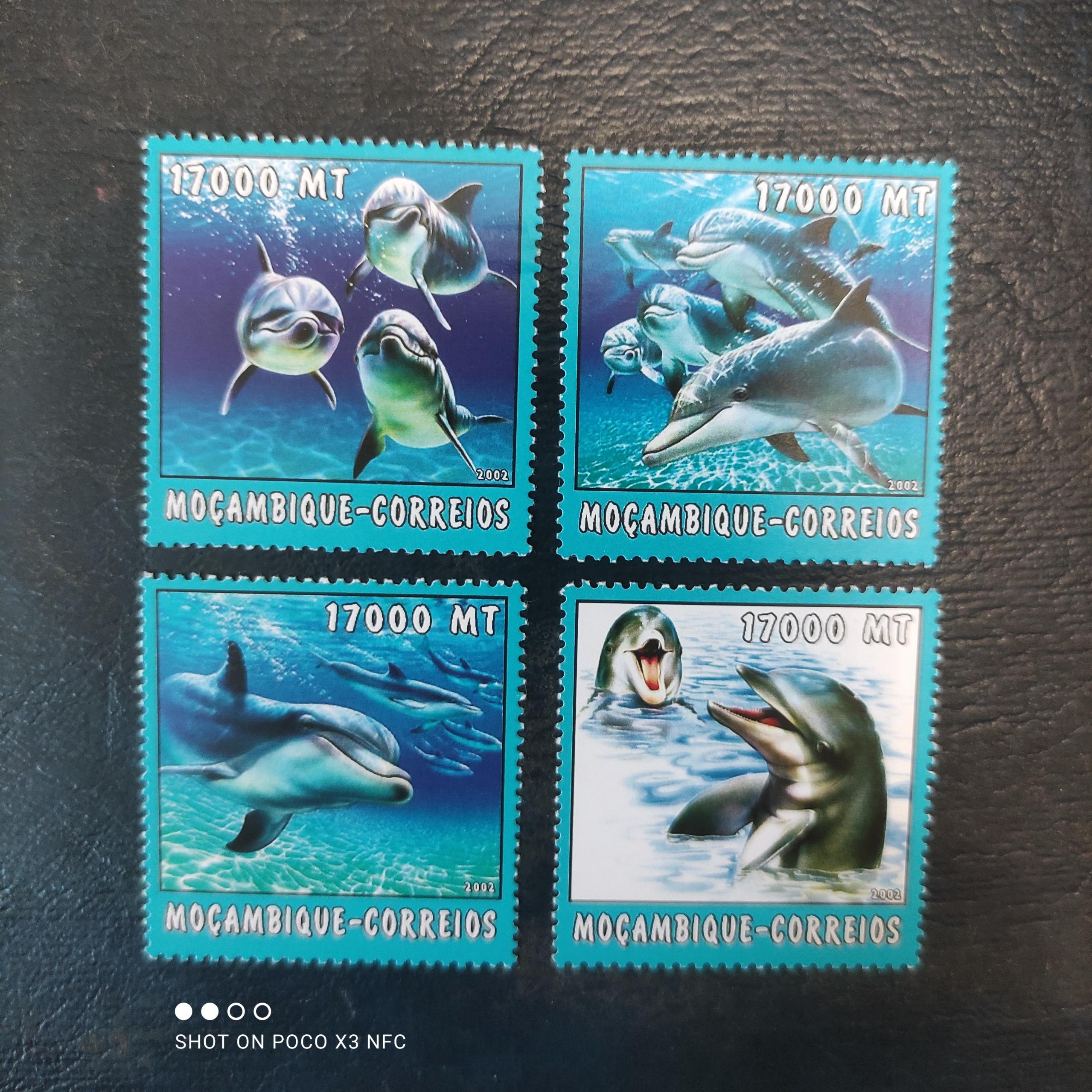 سری تمبر دلفین ها