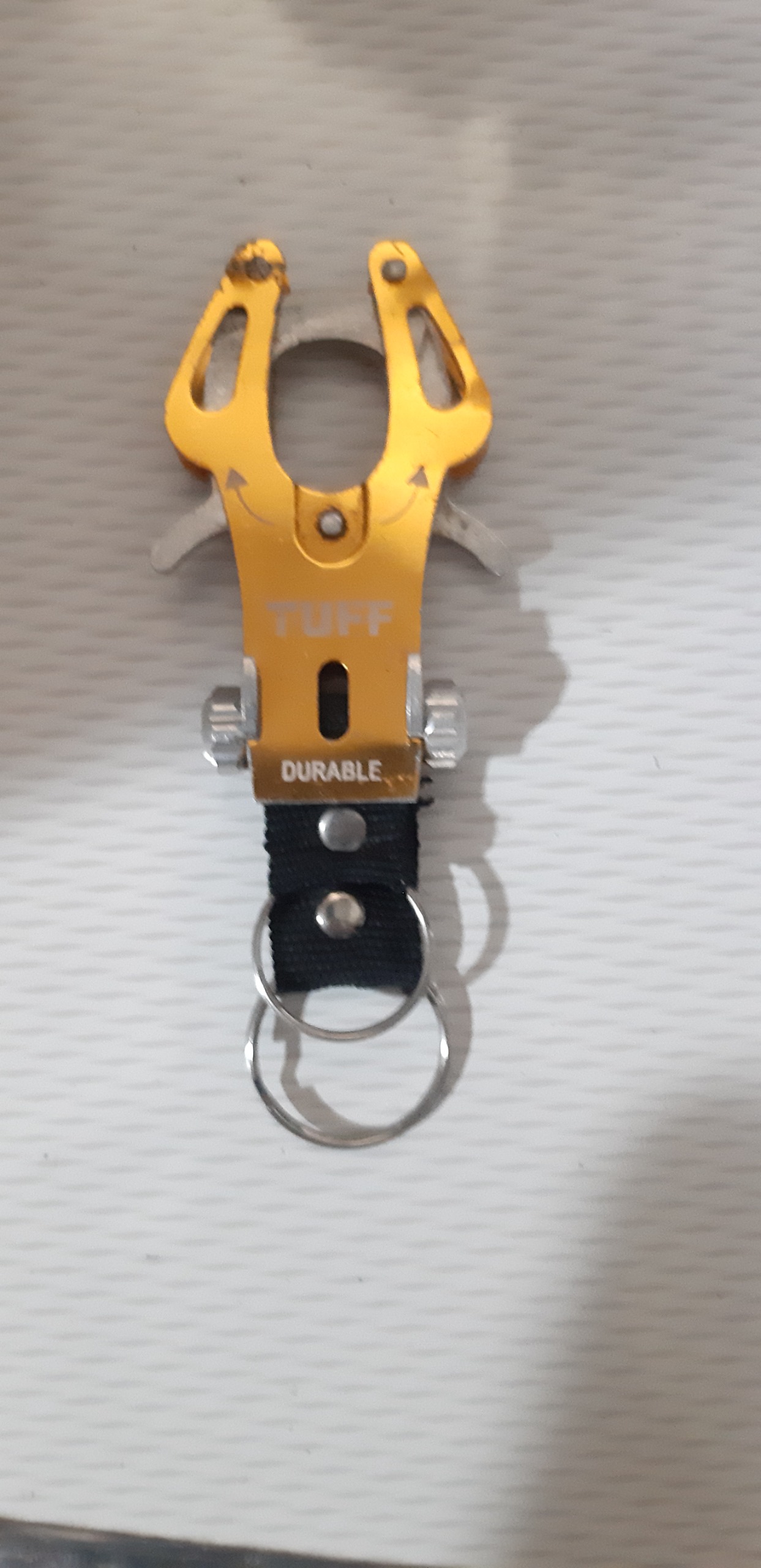 جاکلیدی وارداتی خرچنگی  مارک TUFFطلایی کمیاب