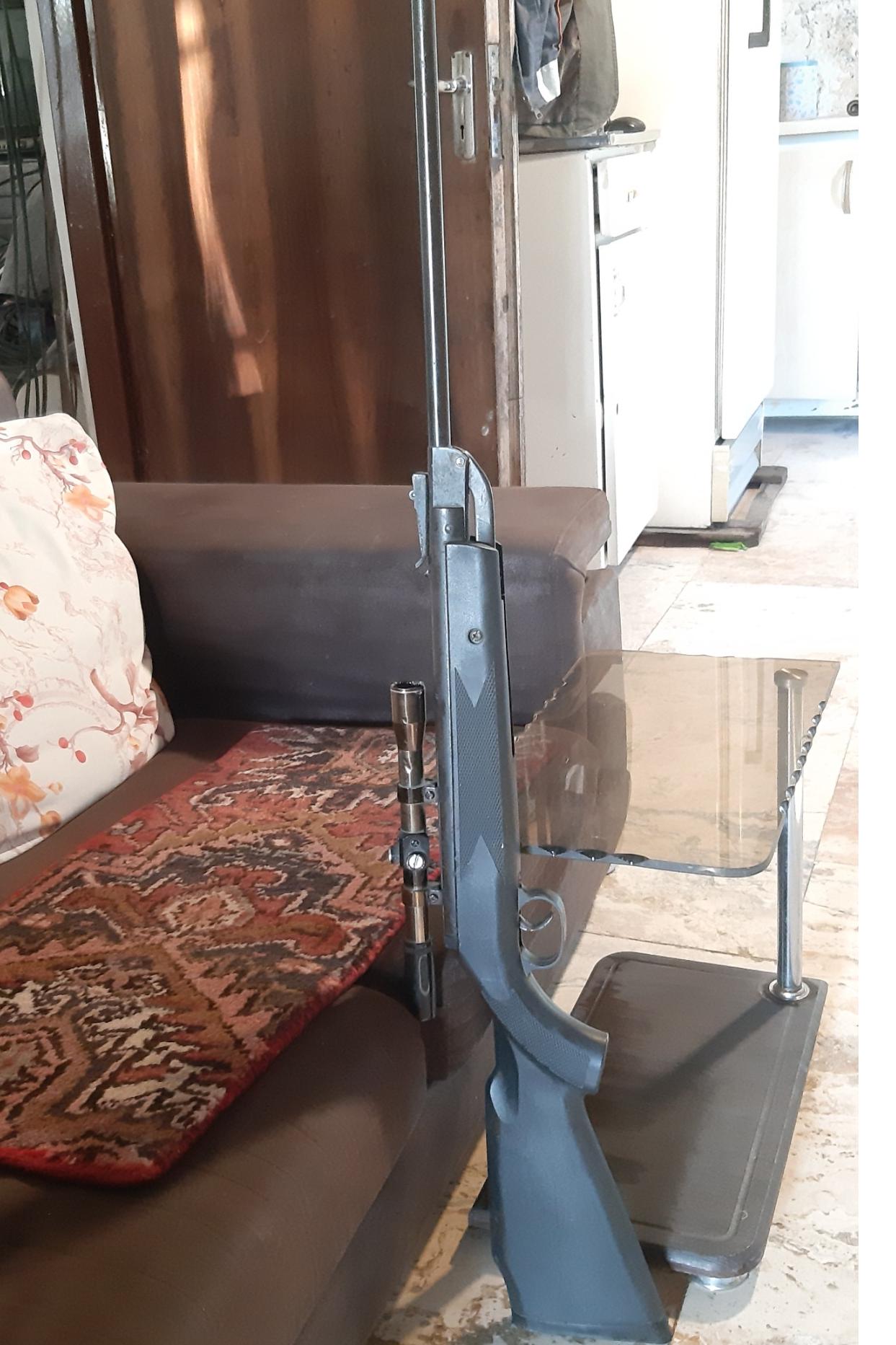 تفنگ بادی کالیبر5ونیم با دوربین دیانا آلمانی اصل