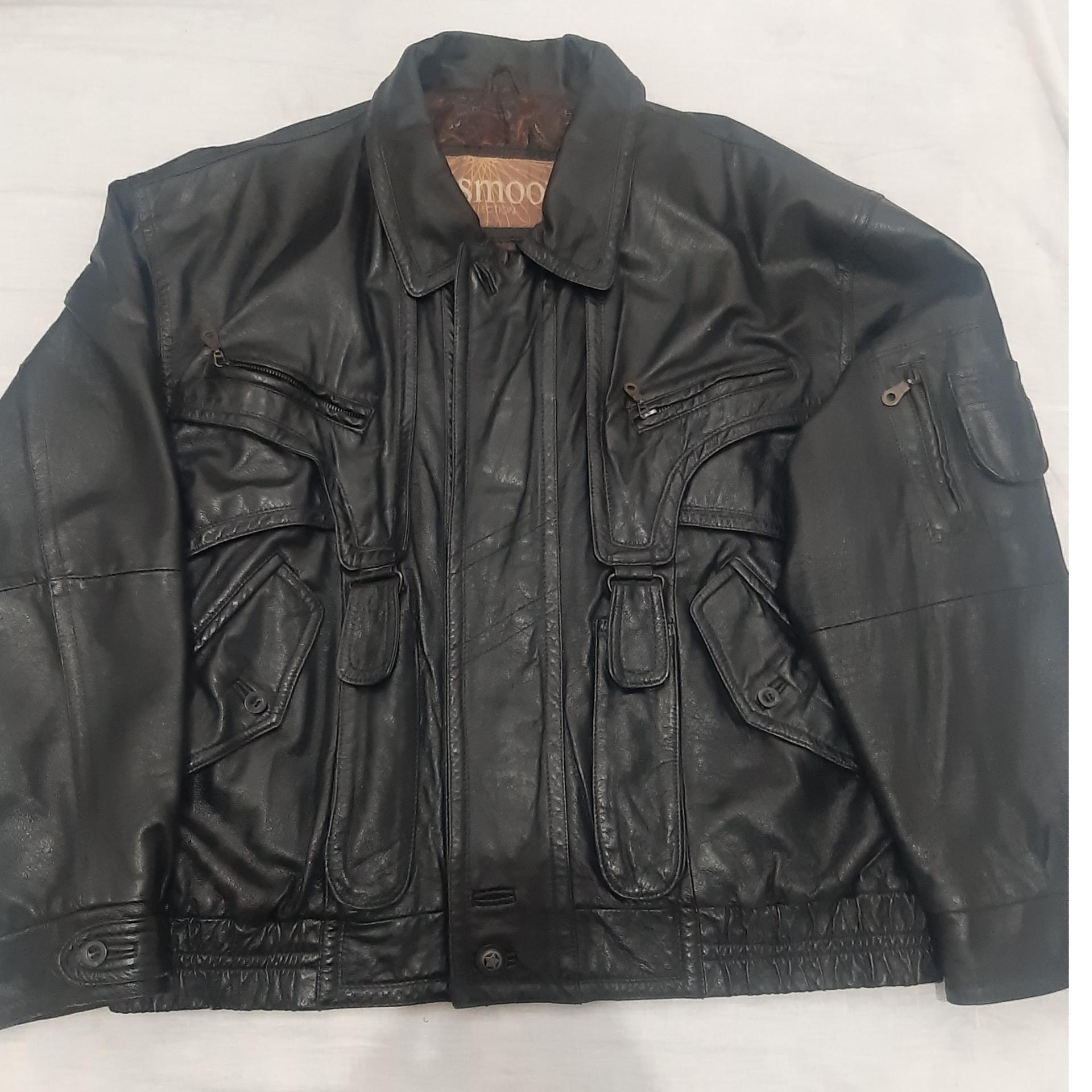 کاپشن تمام چرم خالص برند SMOOTH