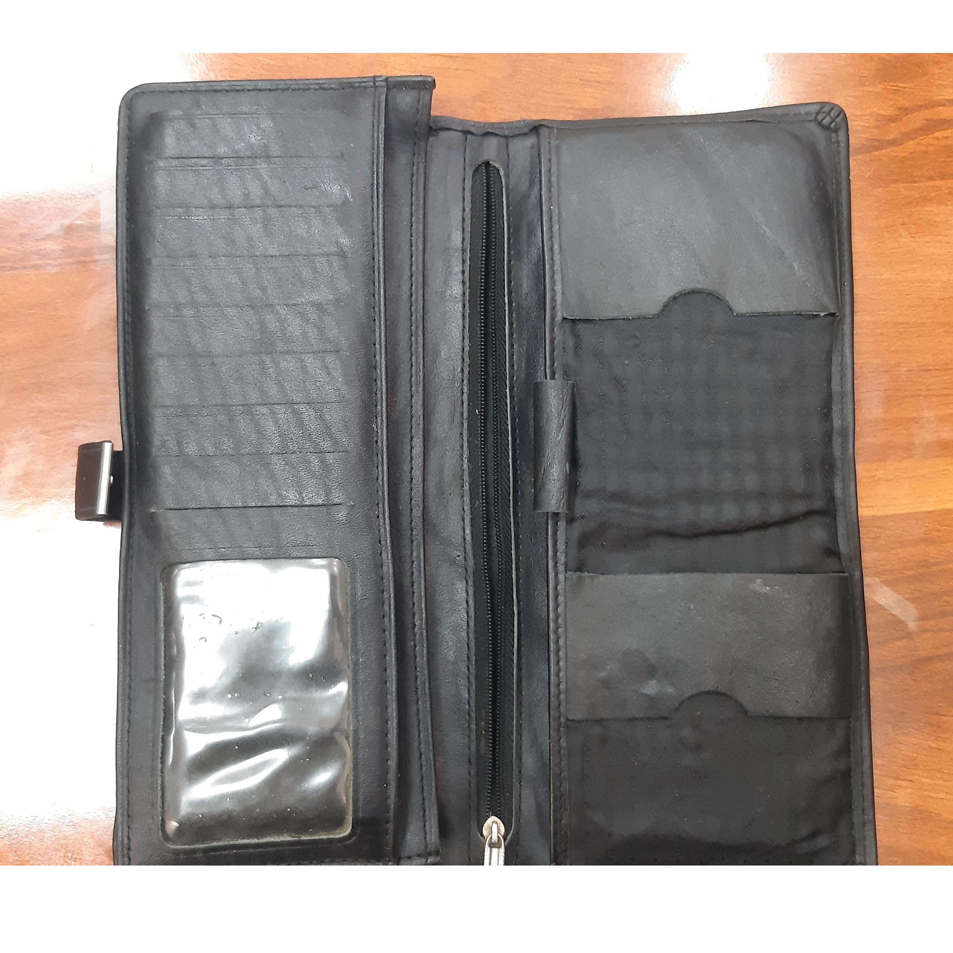 کیف پول دستی مردانه تمام چرم اصل