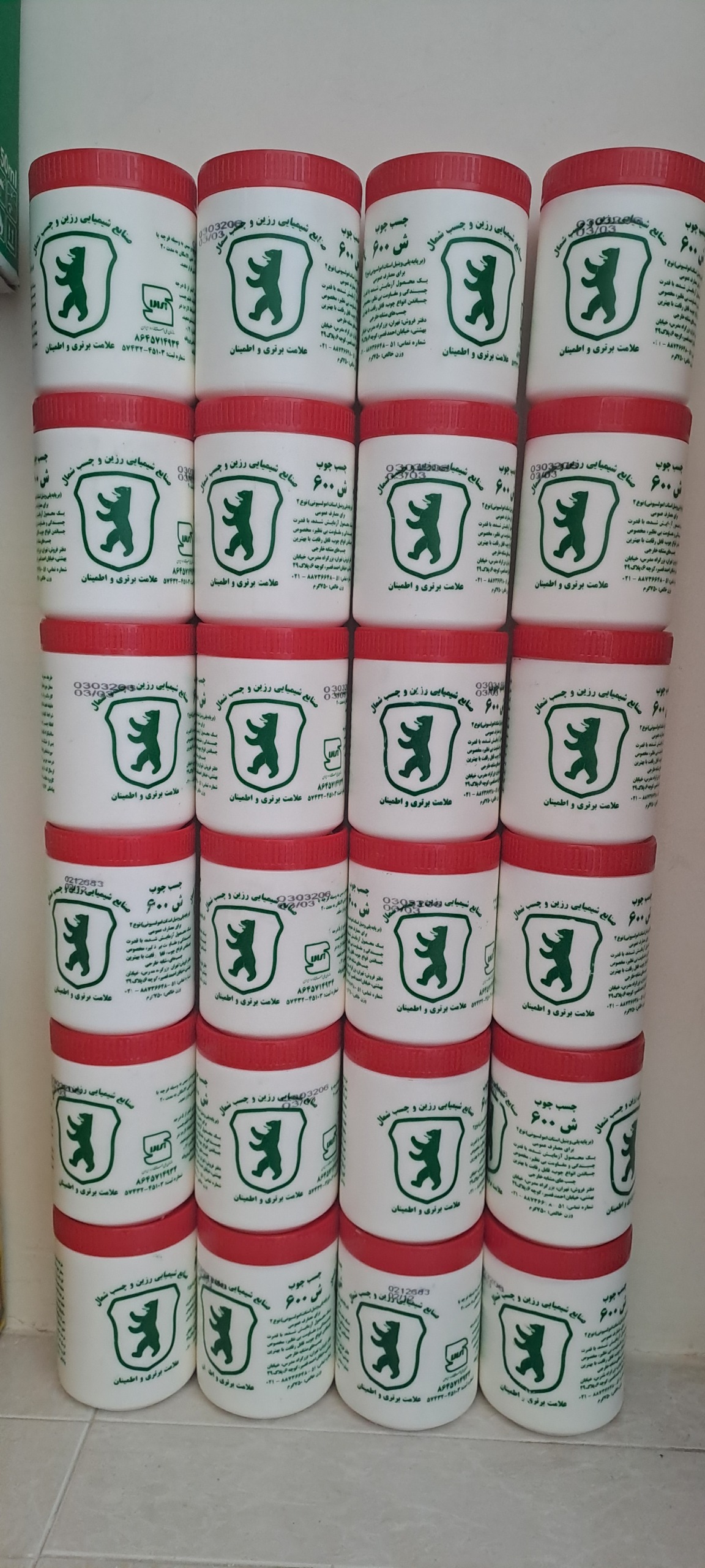 مجموعه 24 عددی چسب چوب شمال