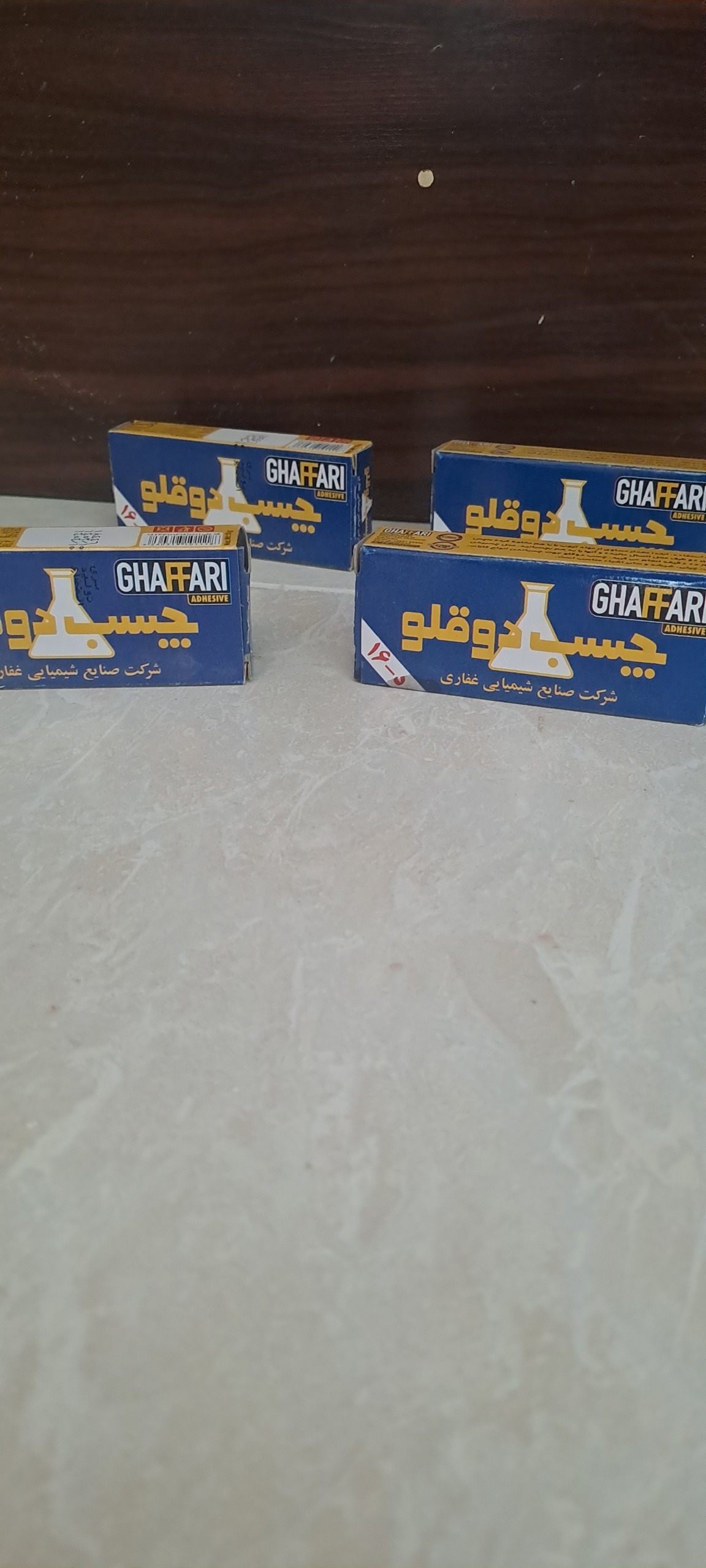 چسب دو قلو غفاری مجموعه 4 عددی