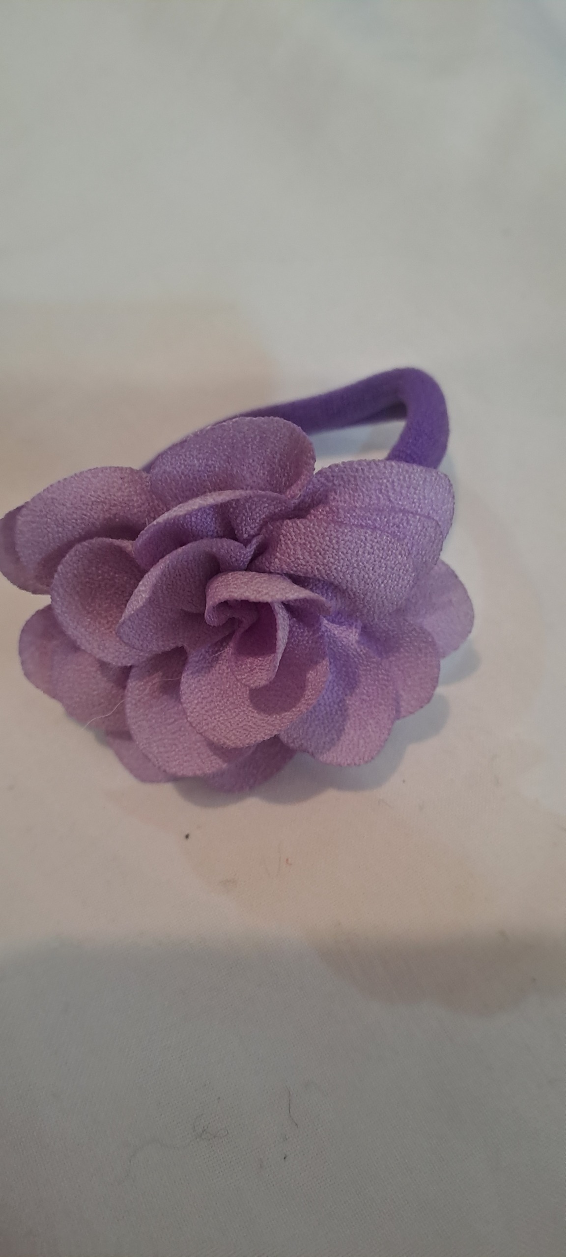 کش یاسی بنفش طرح گل