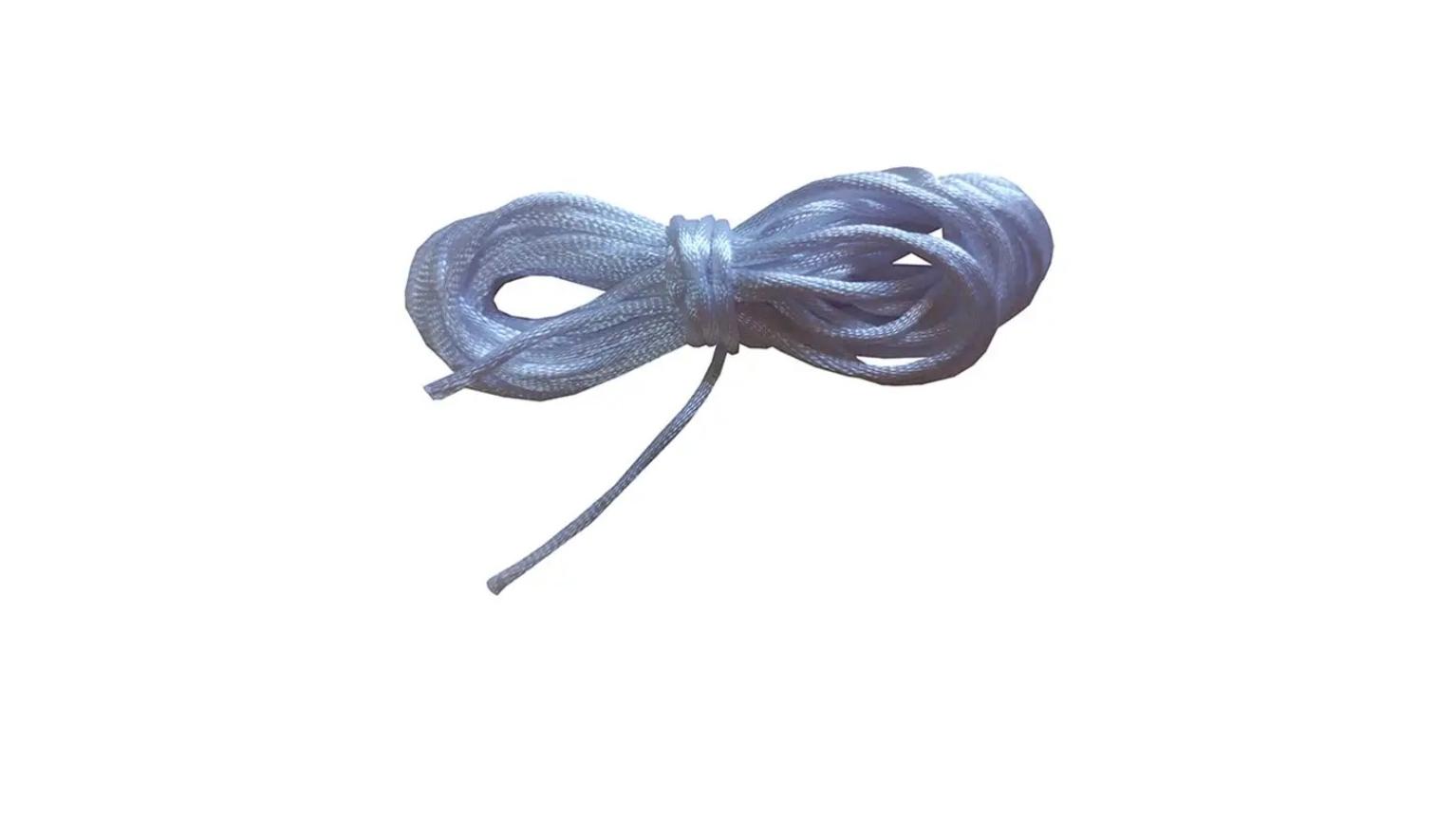 نخ ماکارونی مدل قیطان طول 5 متر سفید