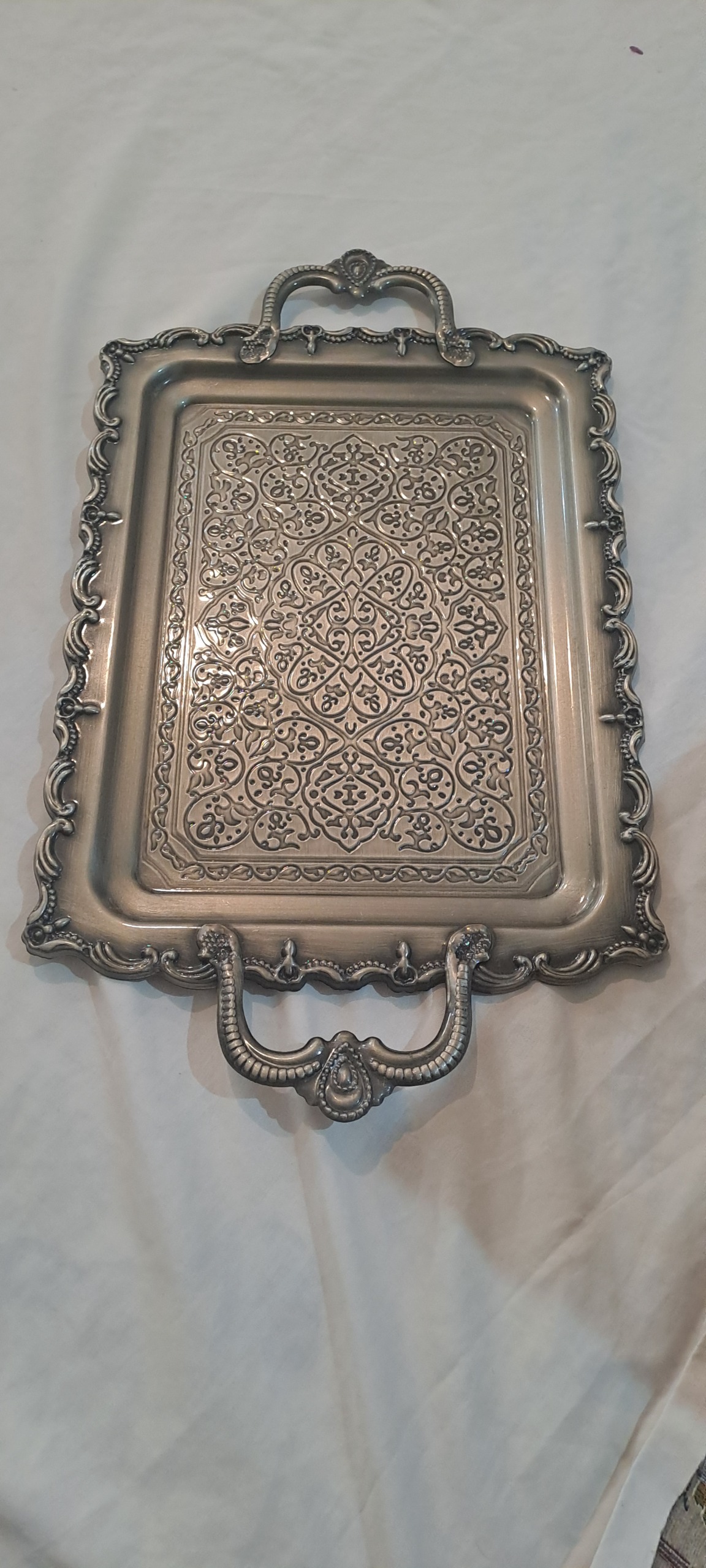 سینی استیل طرح دار