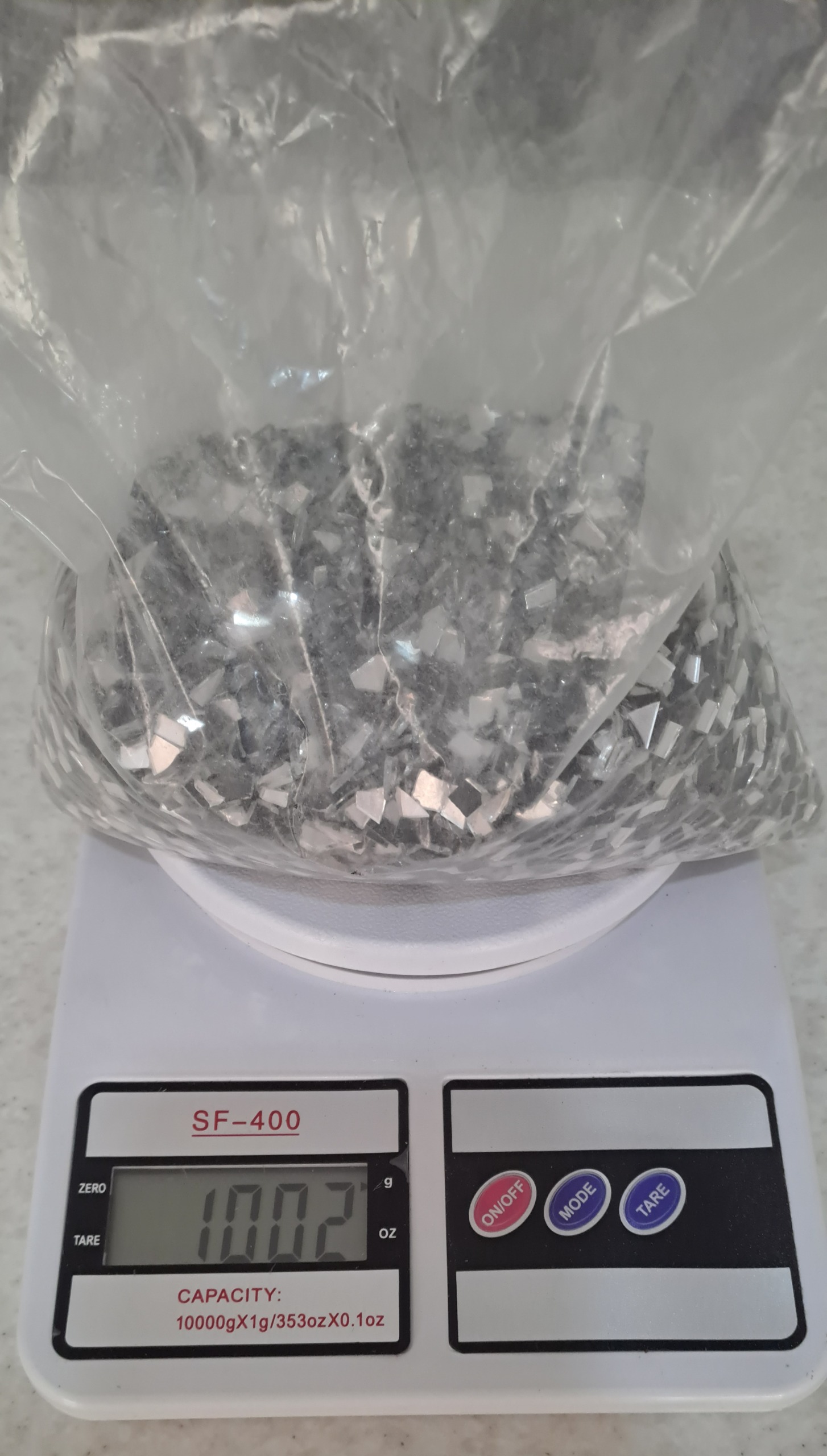 آینه شکسته نامنظم ریز 1/2 میل مناسب آینه کاری