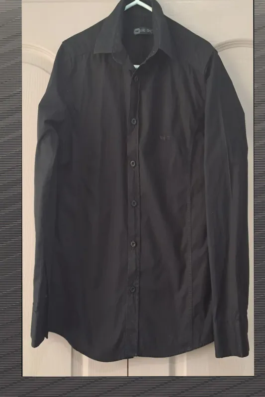 پیراهن مردانه مشکی سایز S