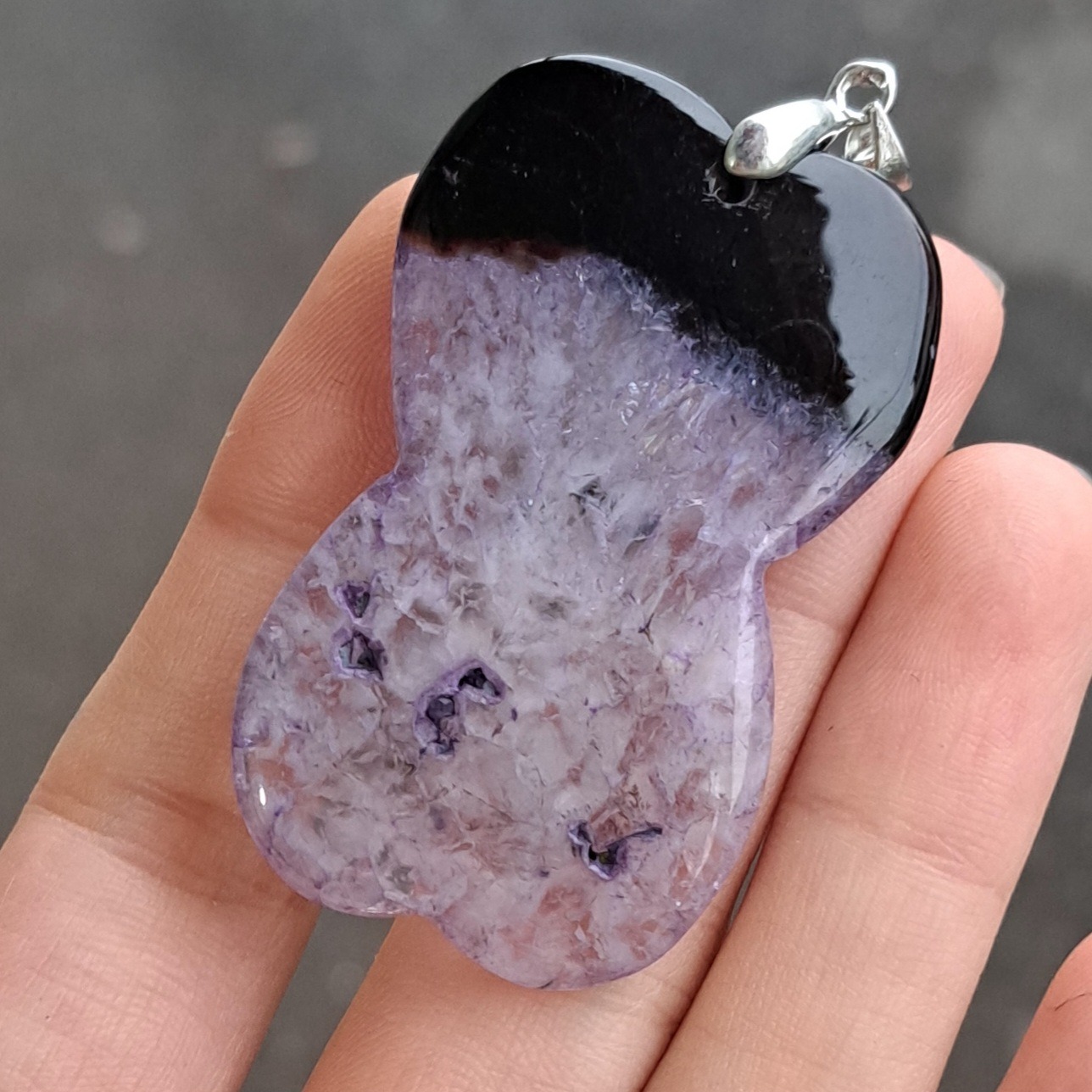 آویز عقیق دراگون تراش خاص