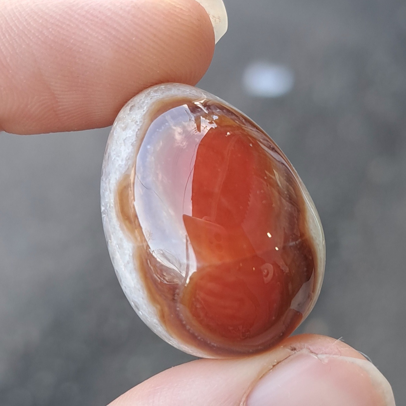 گوی تخم مرغی عقیق دکوری