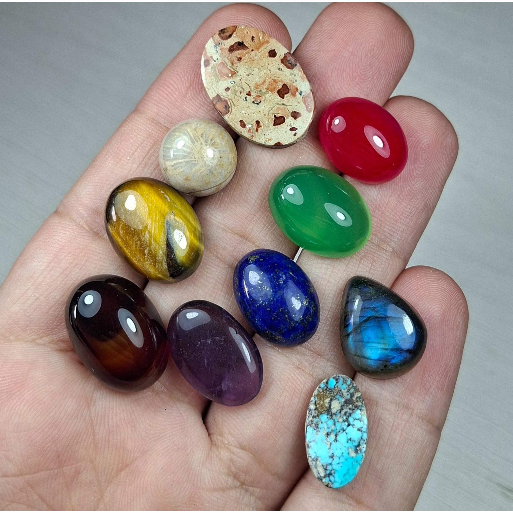 پک 10عددی سنگ و نگین اصل