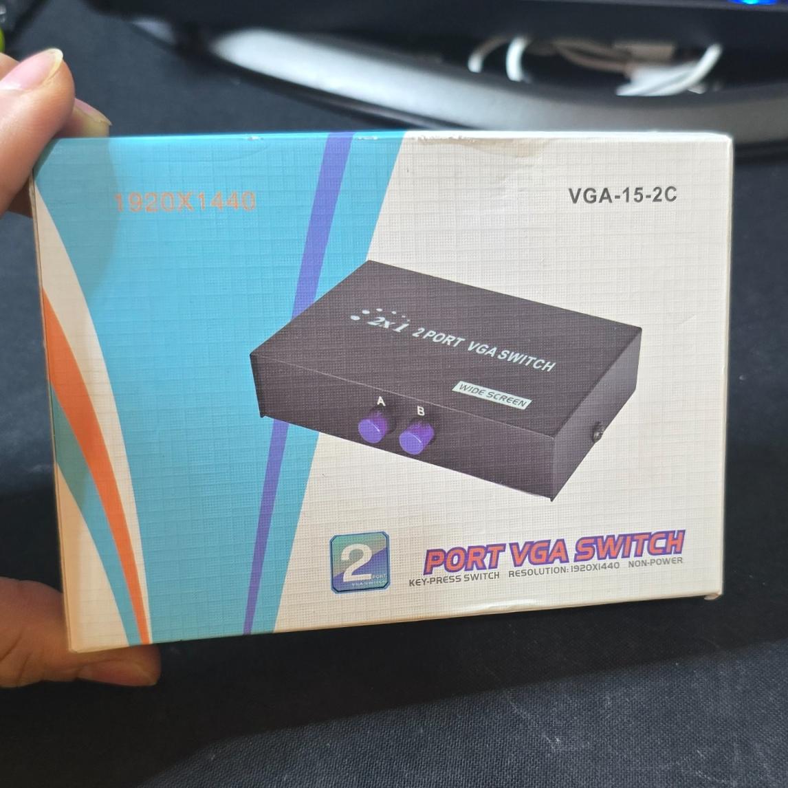 سوئیچ vga دو پورت با کیفیت بالا