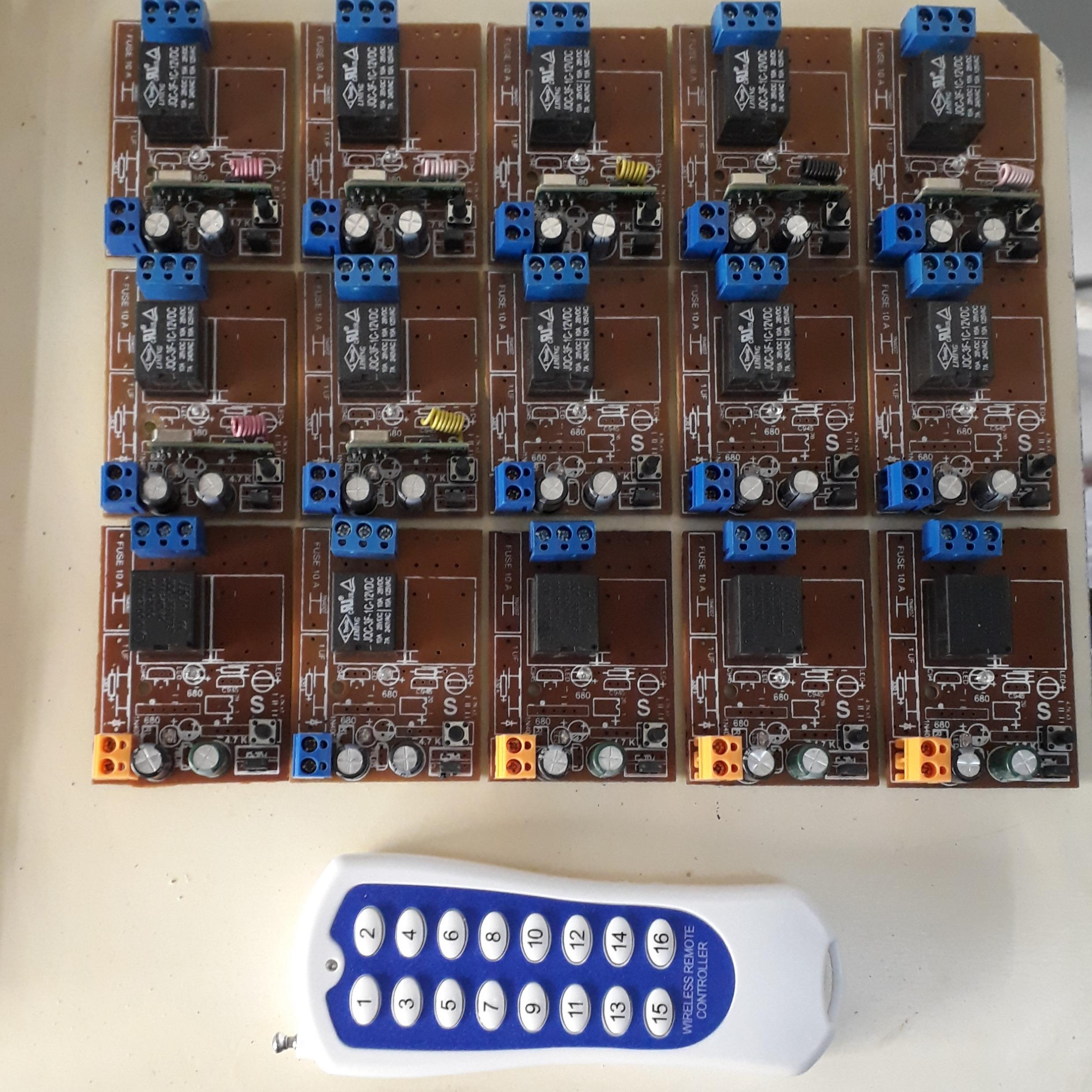 بسته ریموت به همراه 15 عدد گیرنده 433 (12 الی 24)