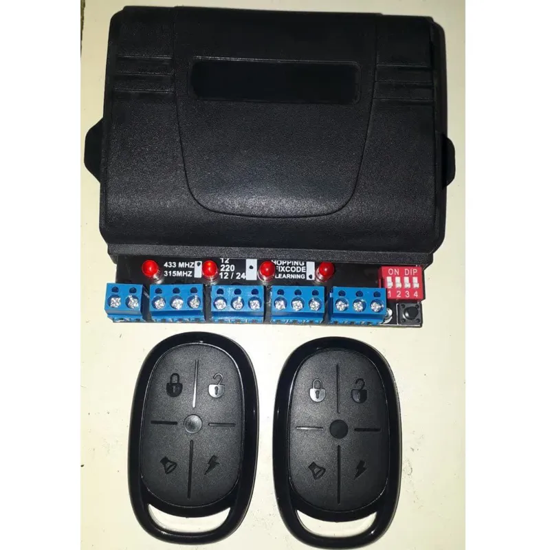 گیرنده 4 کانال با دو عدد ریموت 315 مگاهرتز 220 ولت