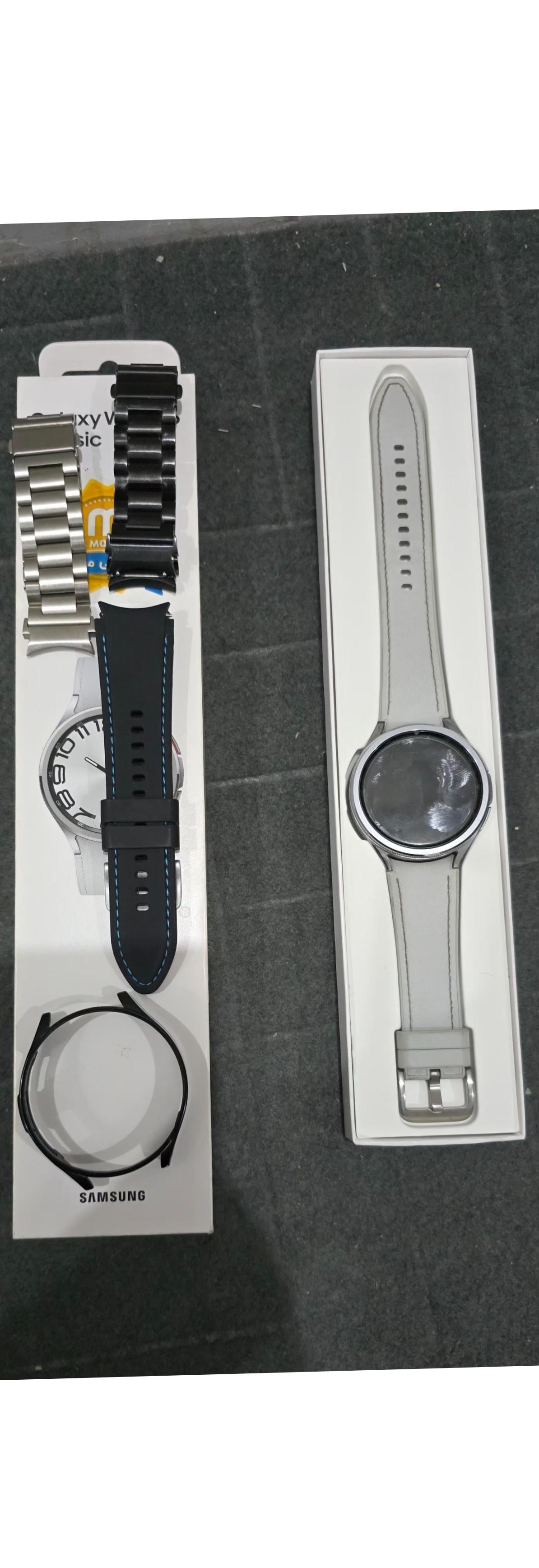 Galaxy watch 6 classic با تمام متعلقات