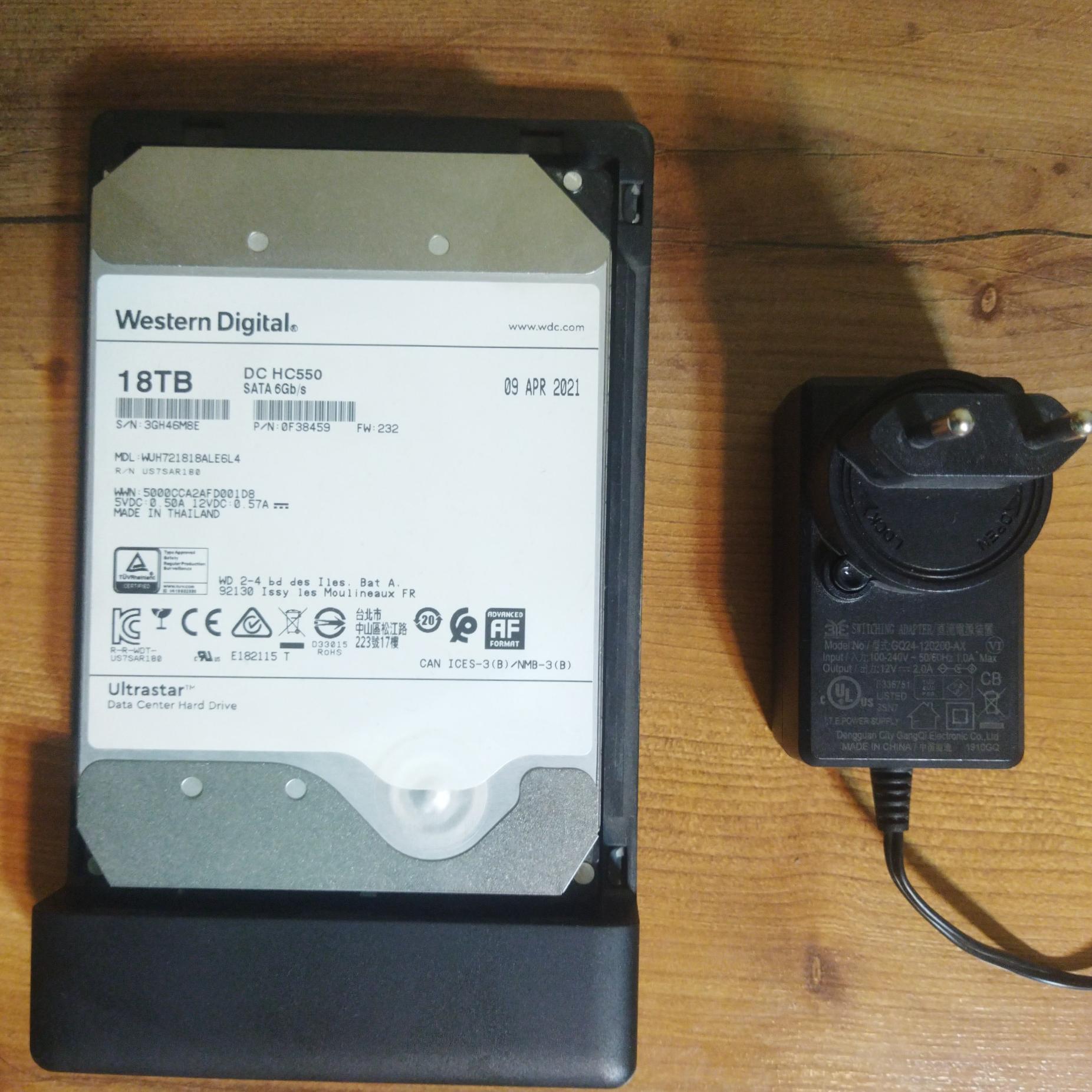 هارد وسترن 18 ترابایت