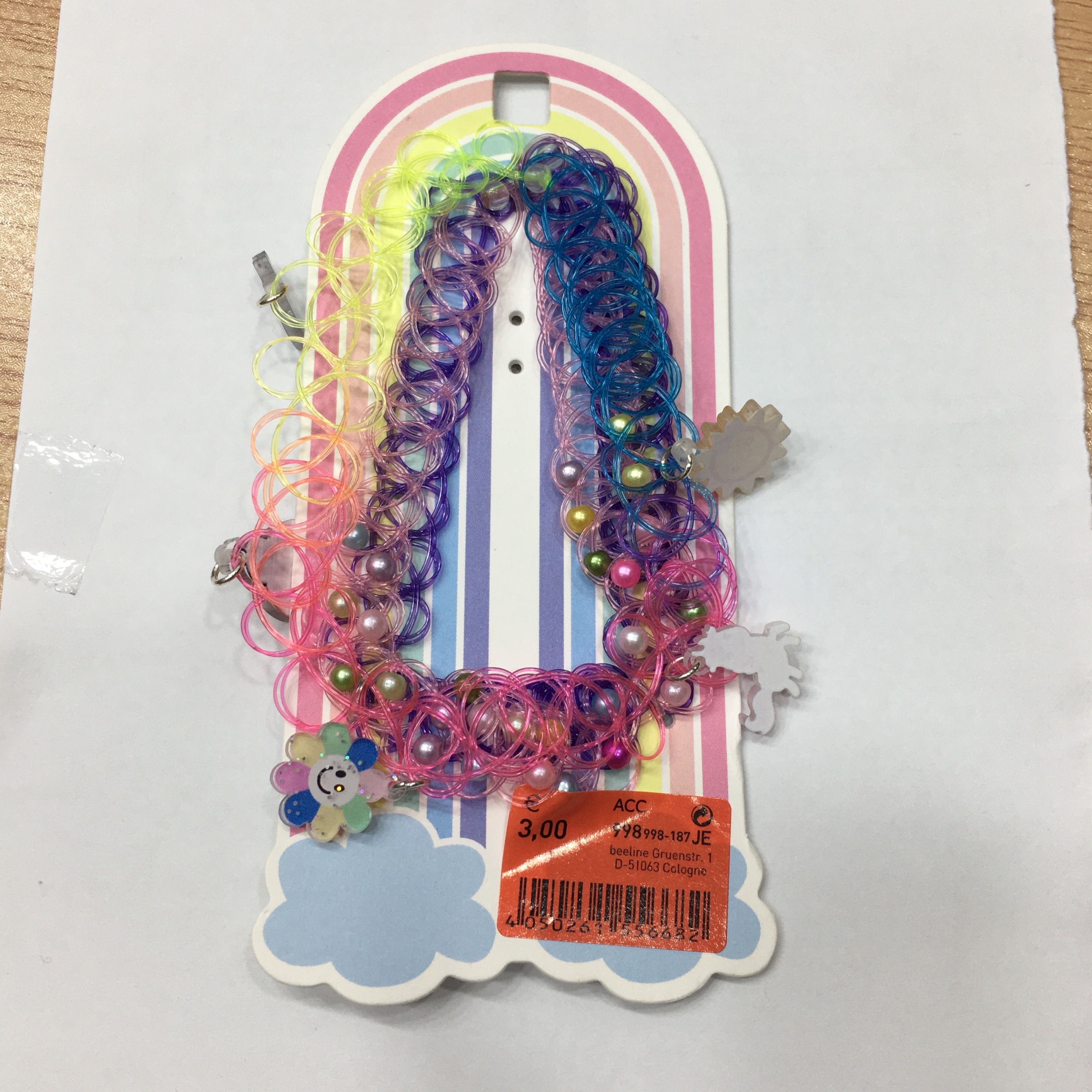 پابند دخترانه بچگانه 3 عددی