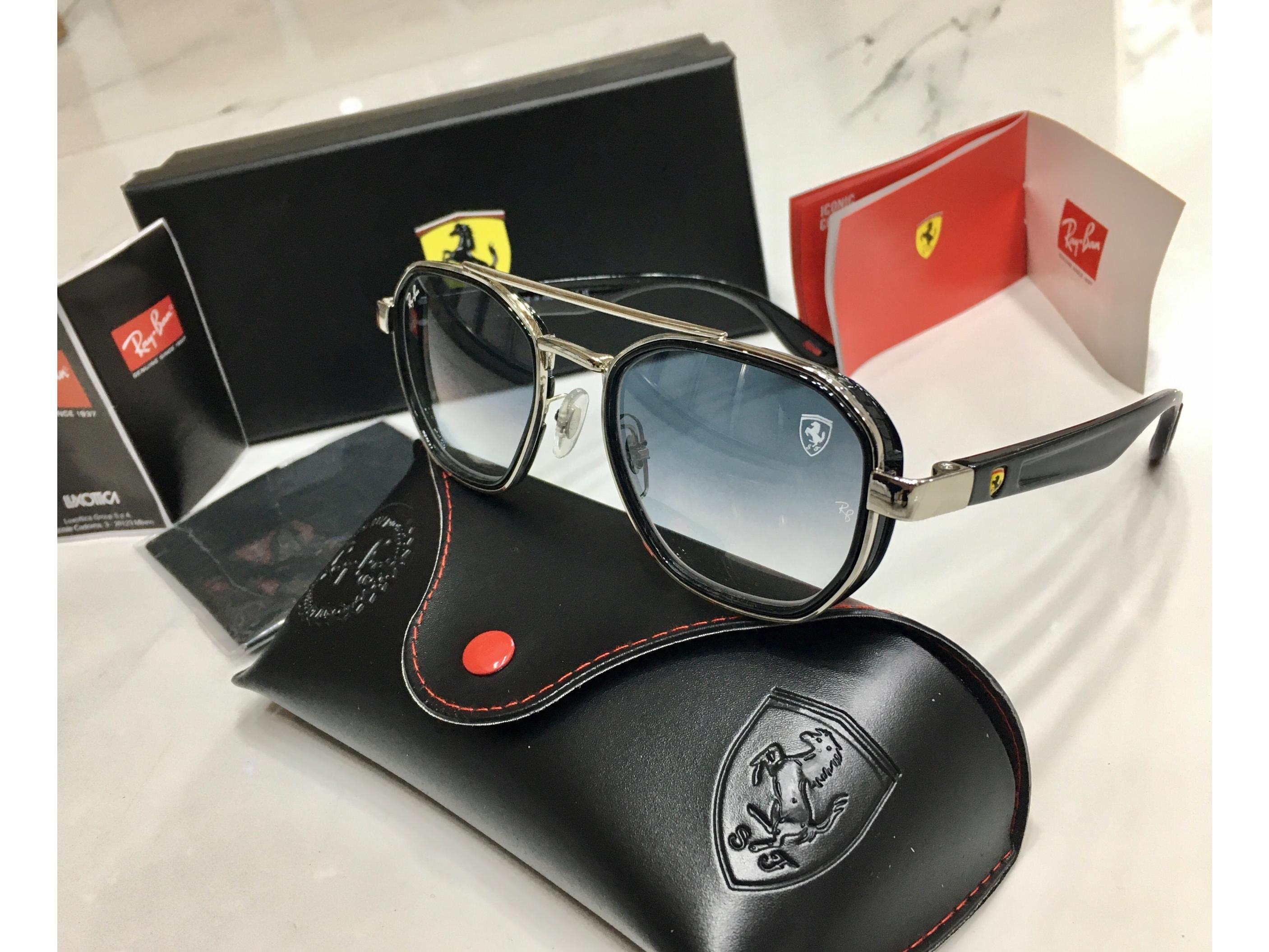 عینک RayBan اوریجینال مدل Ferrari