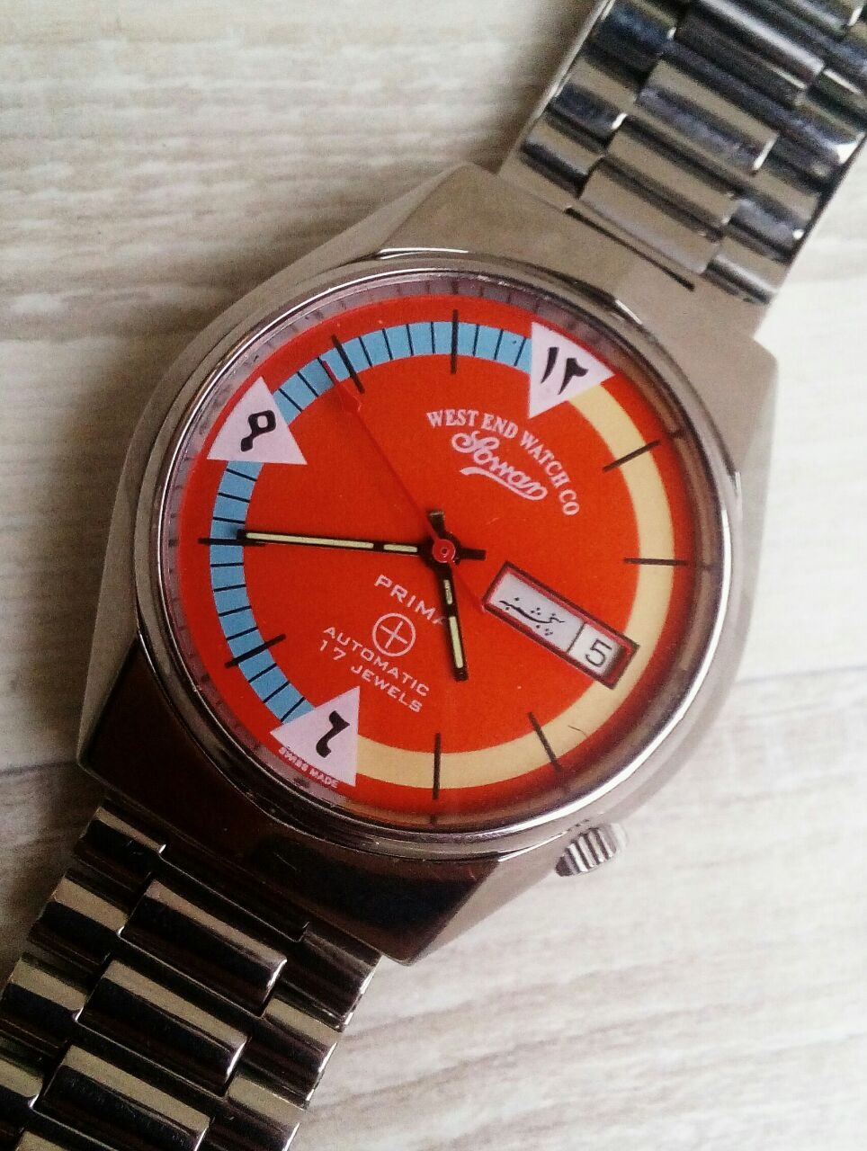 وستن واچ اتوماتیک سوییسی قدیمی