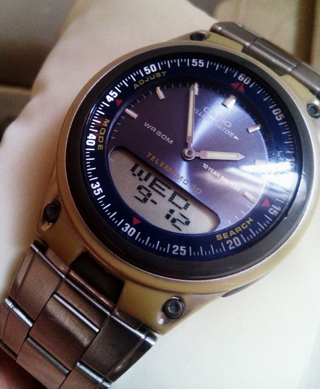 کاسیو دو زمانه زنگدار