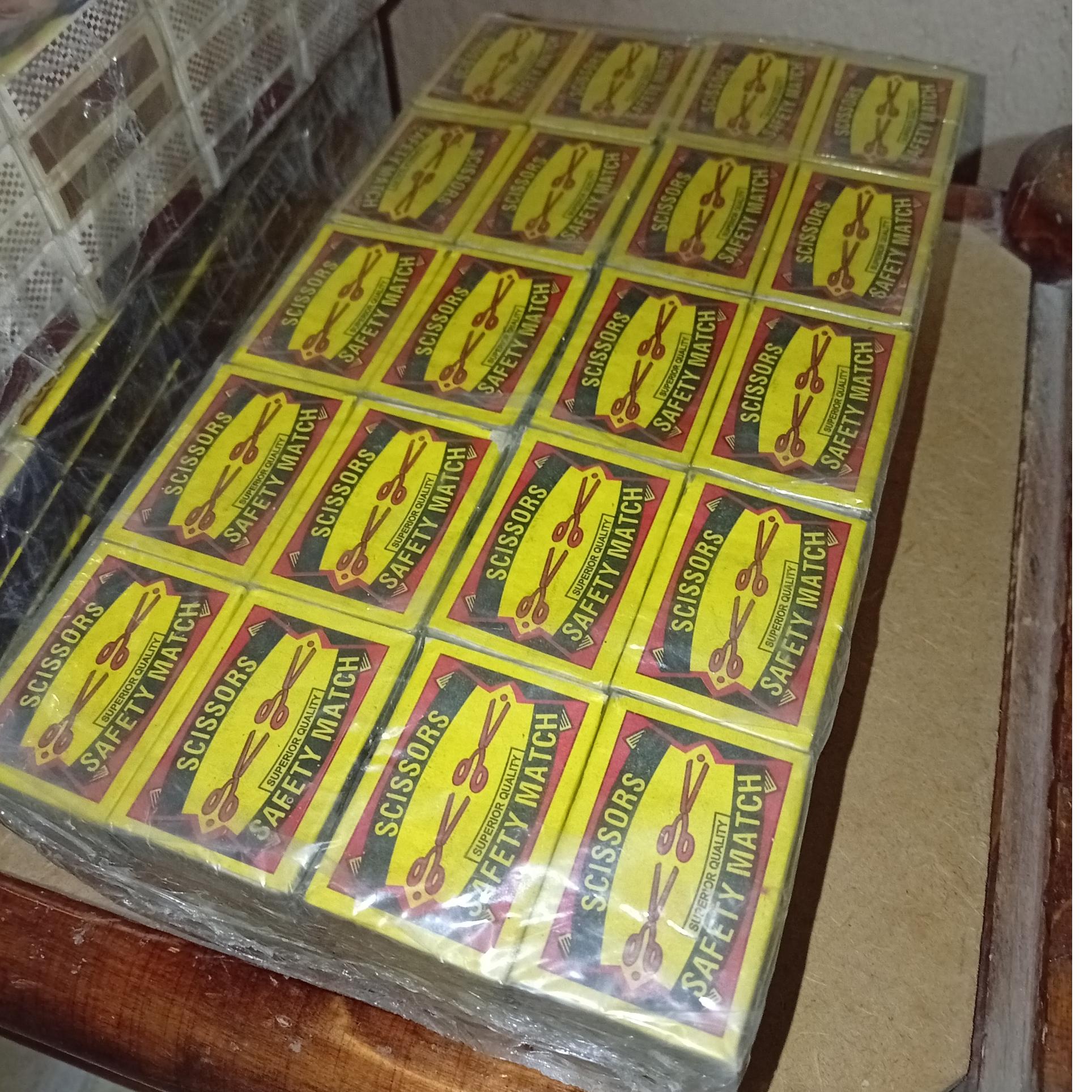 باکس صد عددی کبریت دو قیچی پاکستان