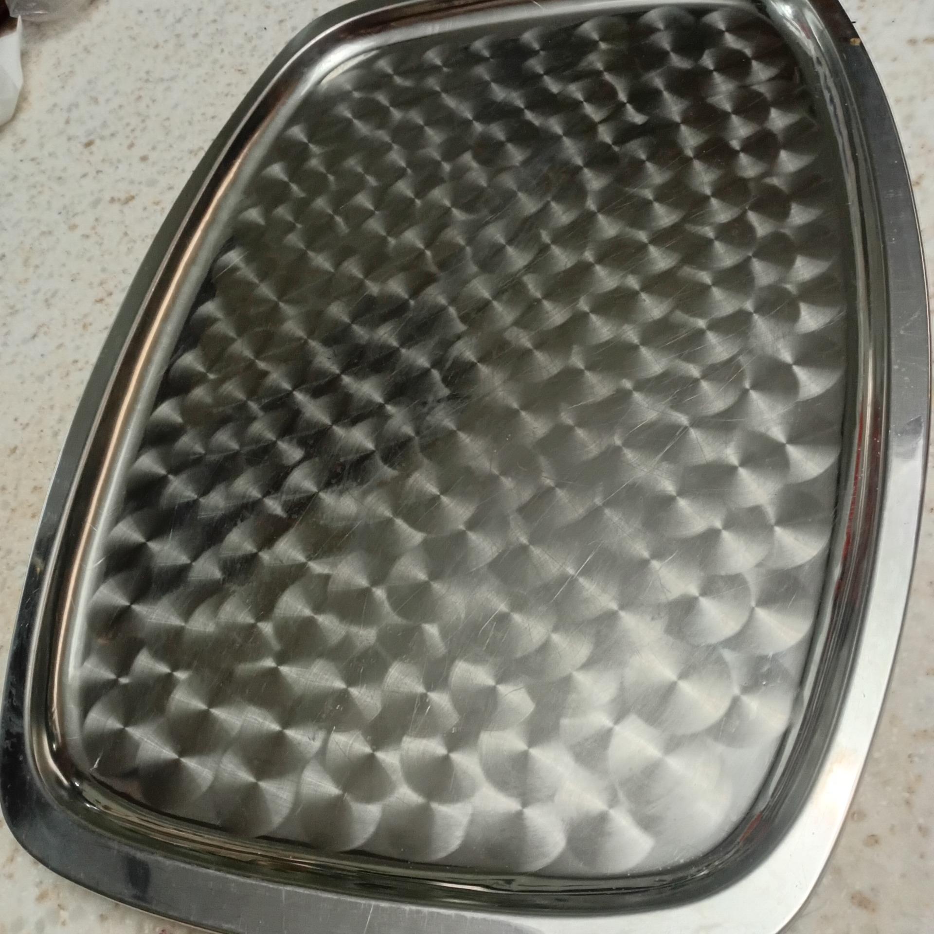 سینی استیل طرحدار