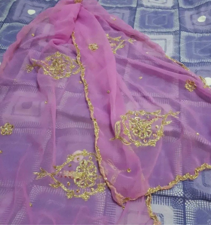 پارچه  هندی کارشده