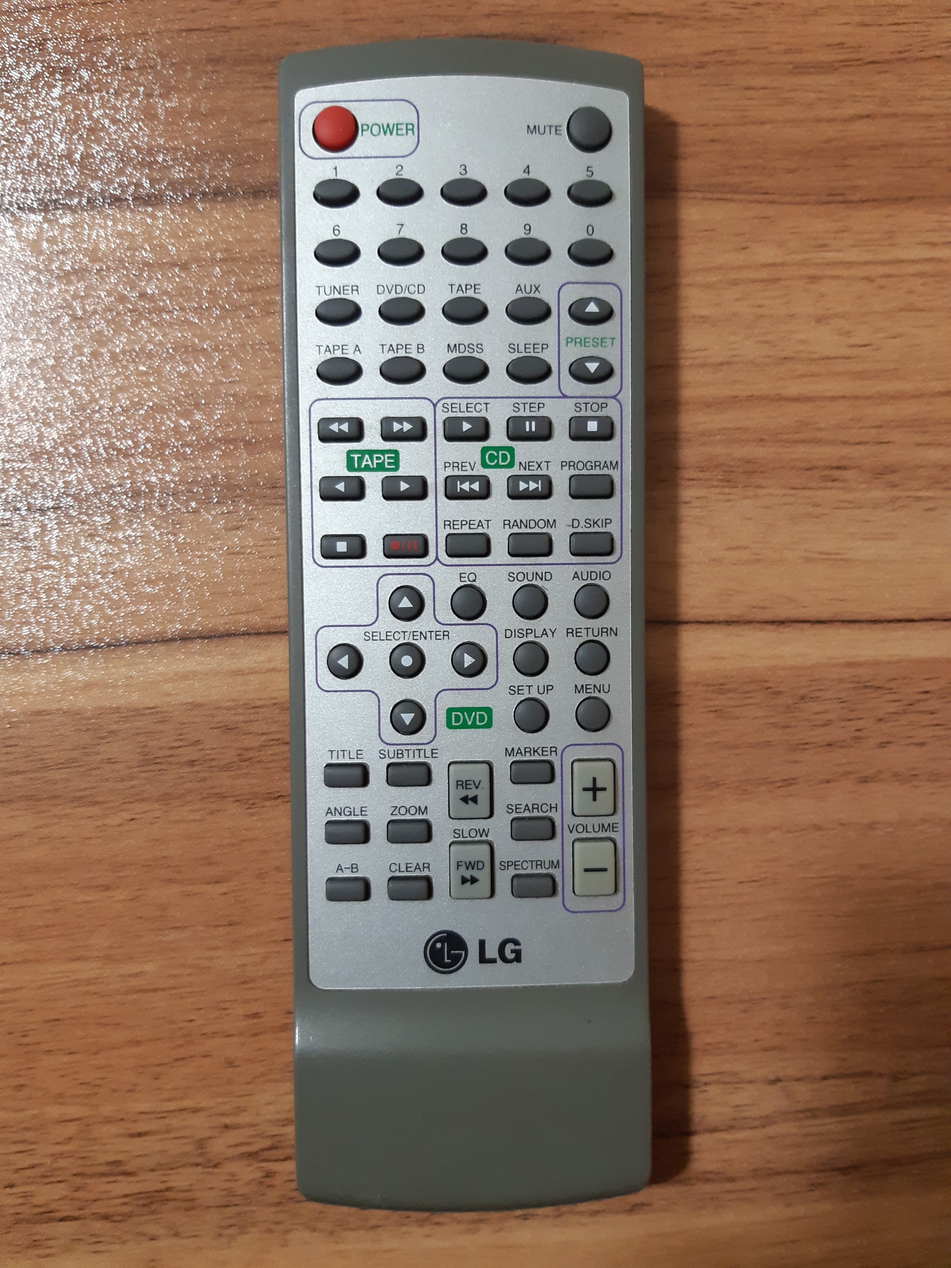 ریموت کنترل LG