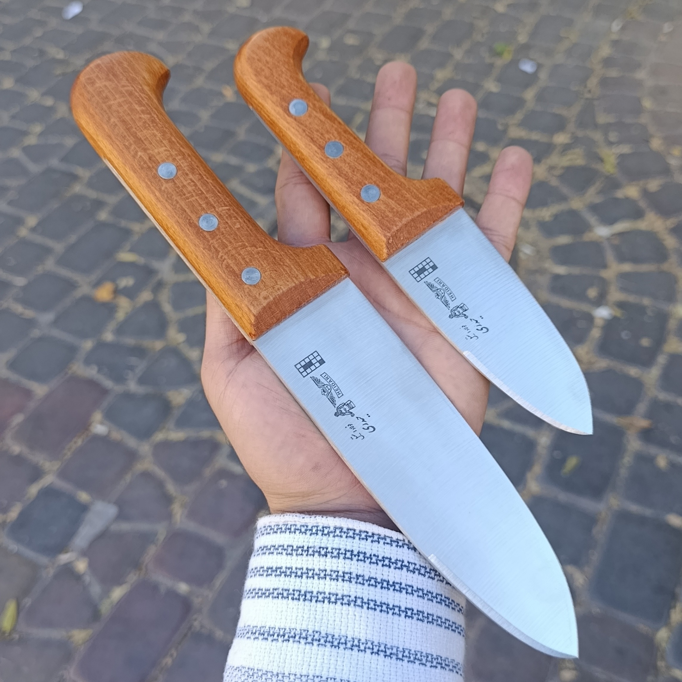 ست چاقو سلاخی آلمانی اصل استاد حیدری