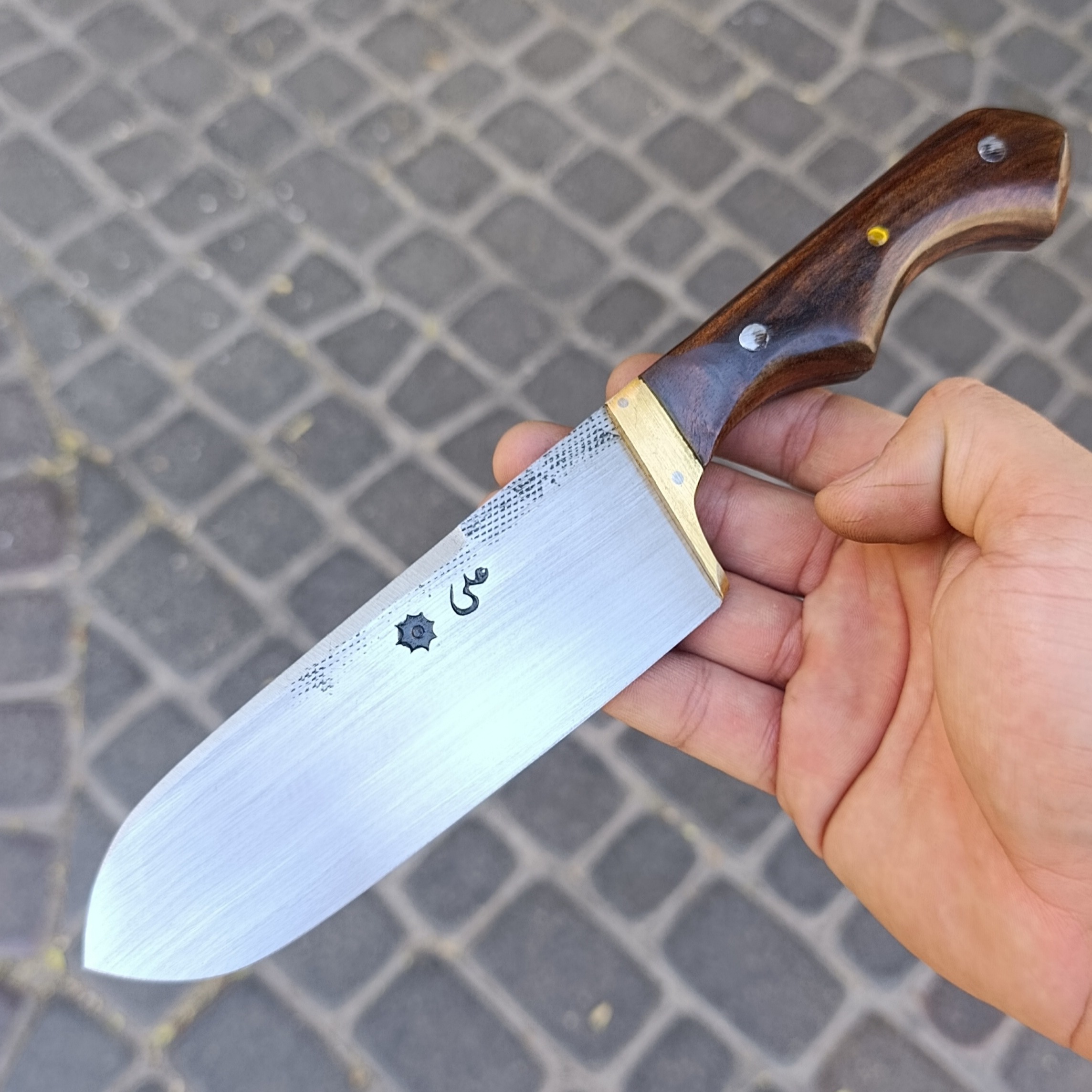 چاقو سلاخی سوهان فولادی قدیمی اصل زنجان