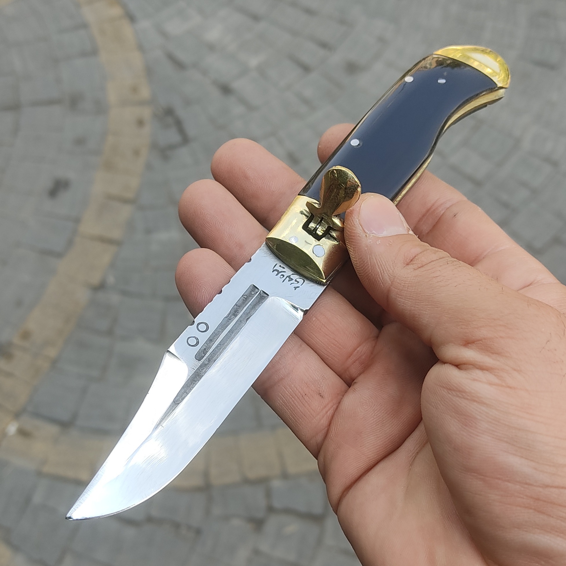 بهترین چاقوی فشاری ضامن دار ضدزنگ اصل زنجان چاقو