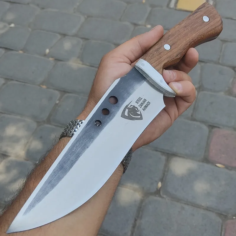 چاقوی شکاری ضدزنگ کوهنوردی سفری اصل زنجان باغلاف