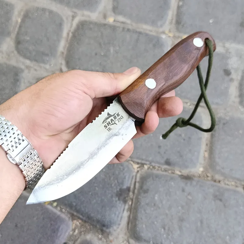 چاقوی مینی بوشکرافت 6 میل اصل شارک زنجان با غلاف