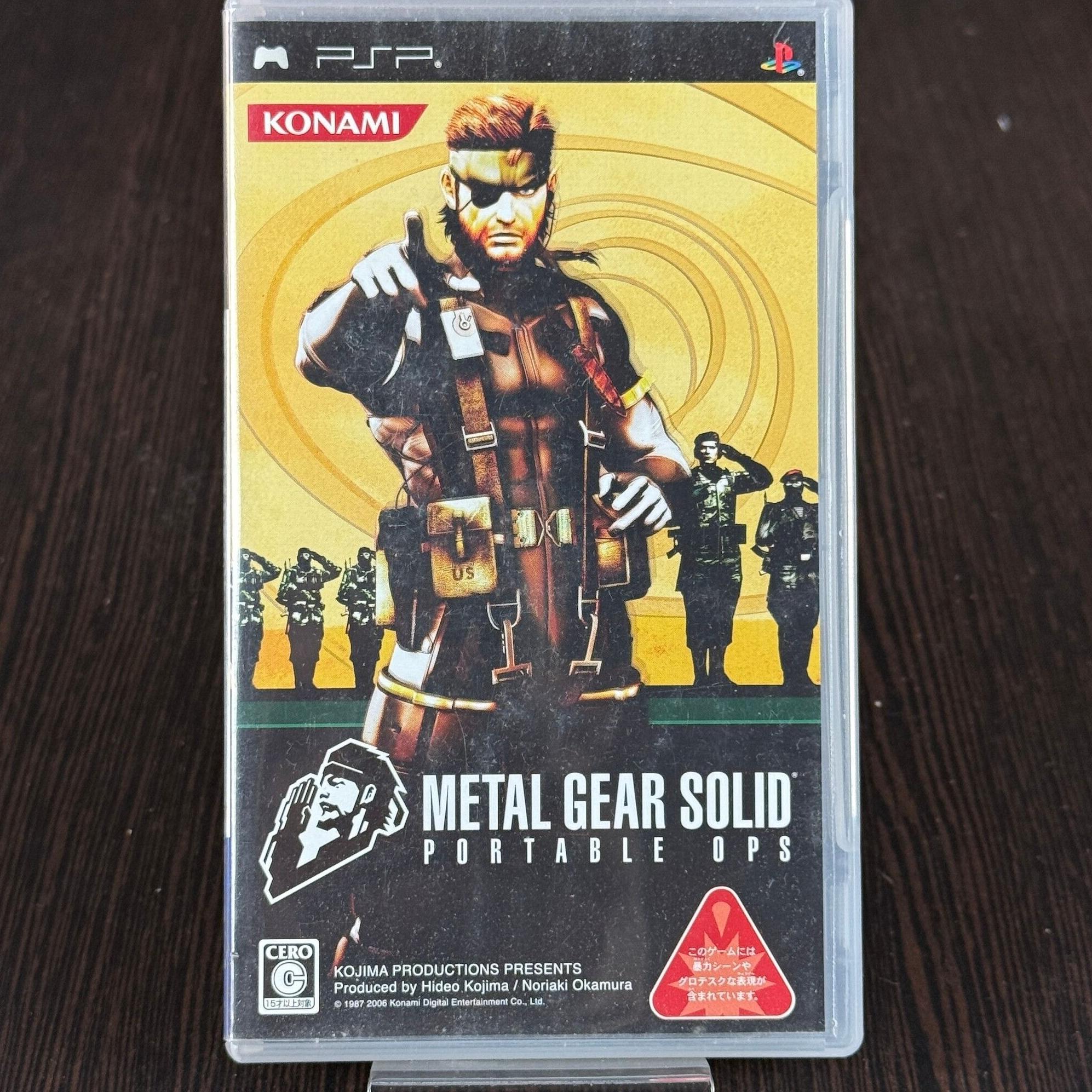 بازی متال گیر سالید Portable Ops