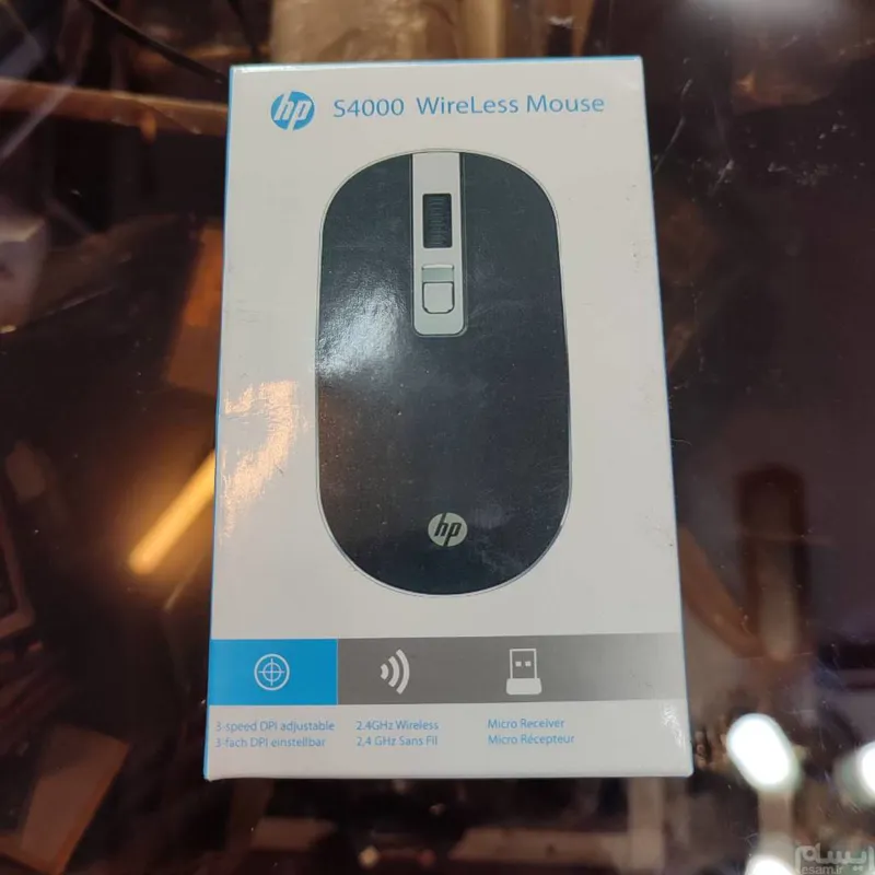موس وایرلس در حد نو مدل hp s4000