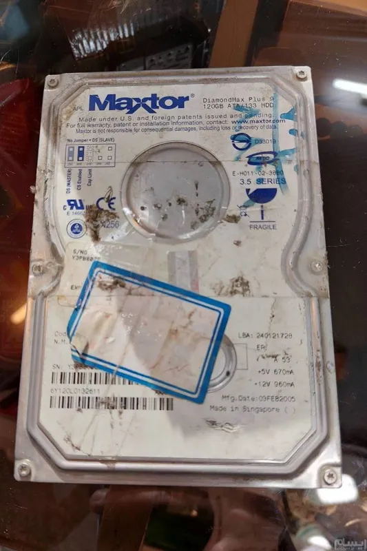 هارد کامپیوتر 120 گیگ maxtor