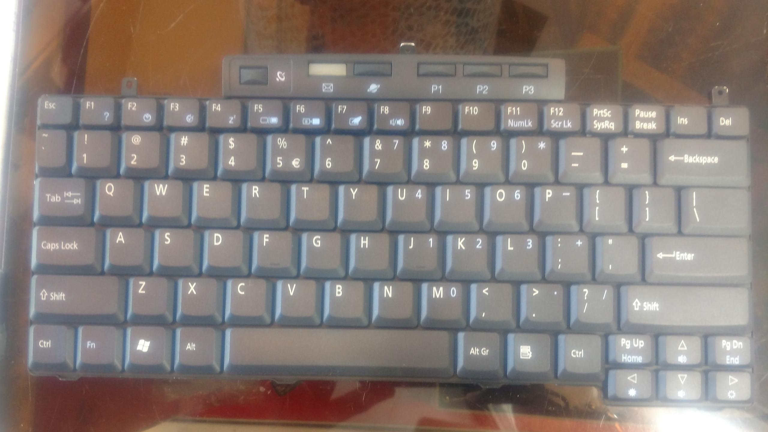 کیبرد لپ تاپ