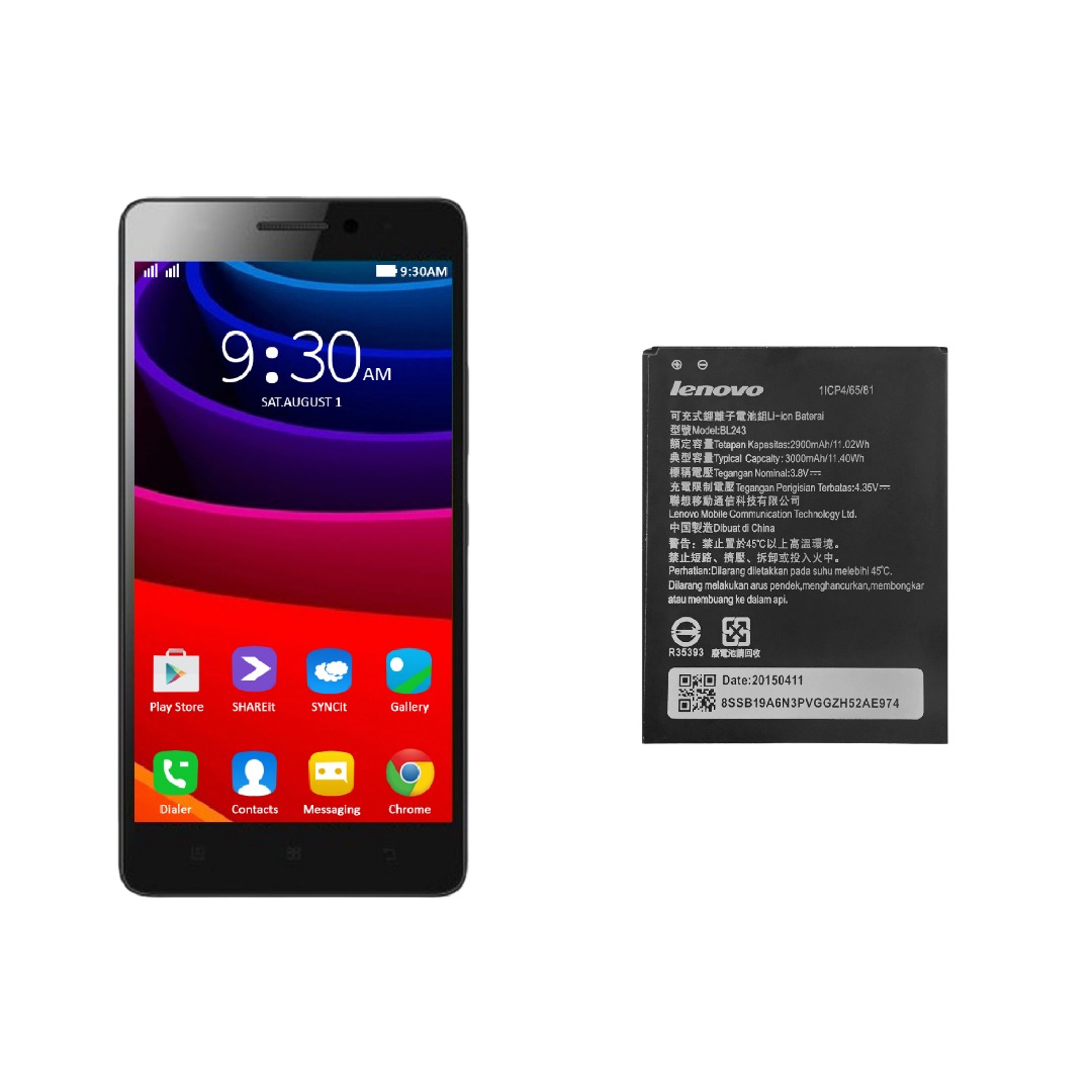 باتری لنوو bl243 مناسب K3 note
