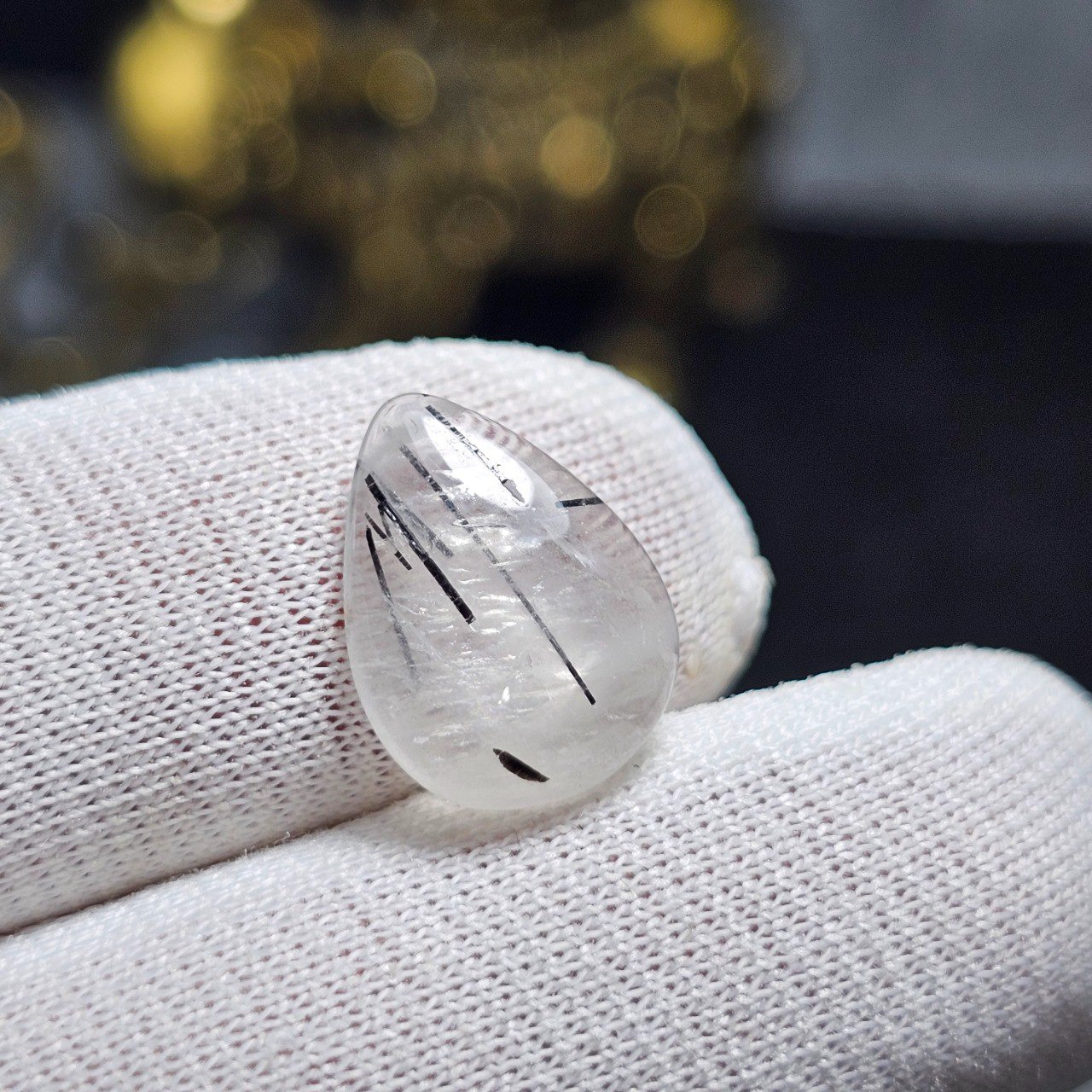 نگین سنگ طبیعی در مویی معدنی کد34807