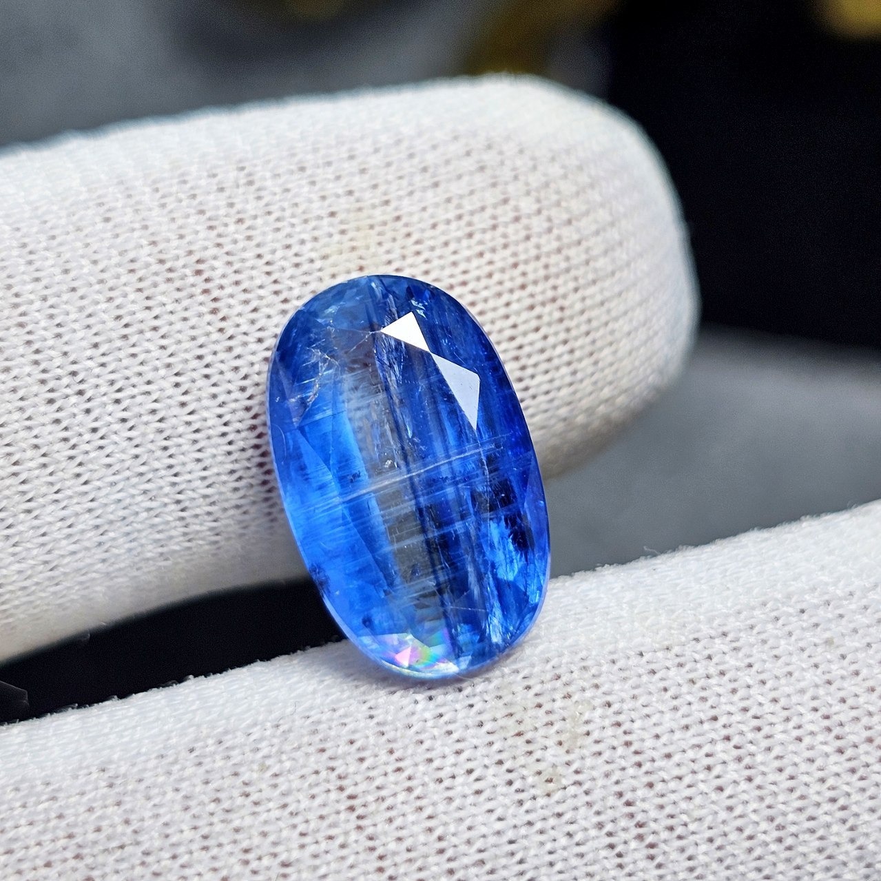 نگین سنگ طبیعی کیانیت معدنی کد34896