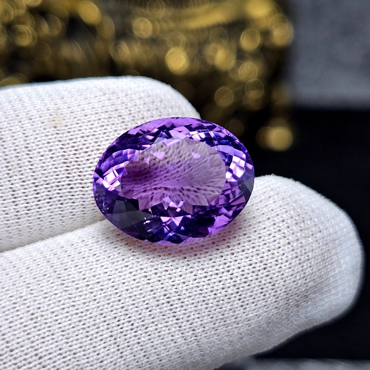 نگین سنگ آمیتیست معدنی کد35579