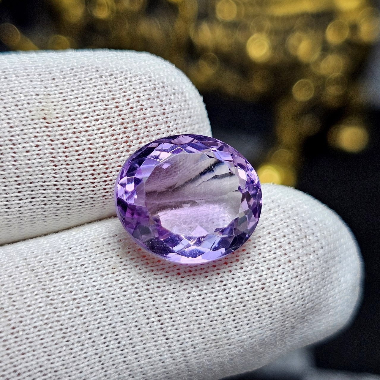 نگین سنگ آمیتیست معدنی کد35582