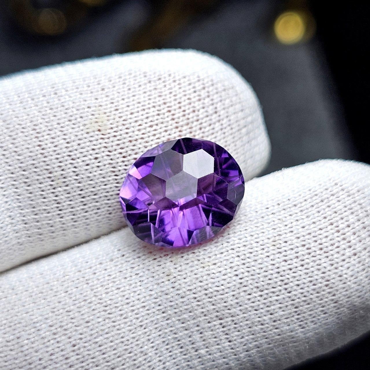 نگین سنگ آمیتیست معدنی کد35584