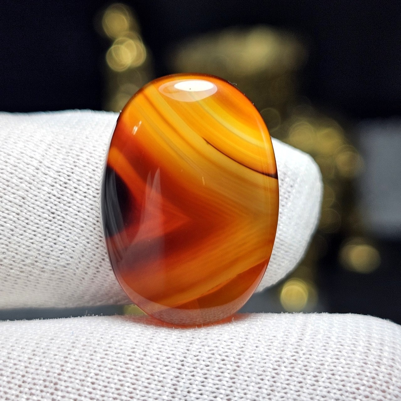 نگین سنگ عقیق سلیمانی معدنی خراسانی کد35772