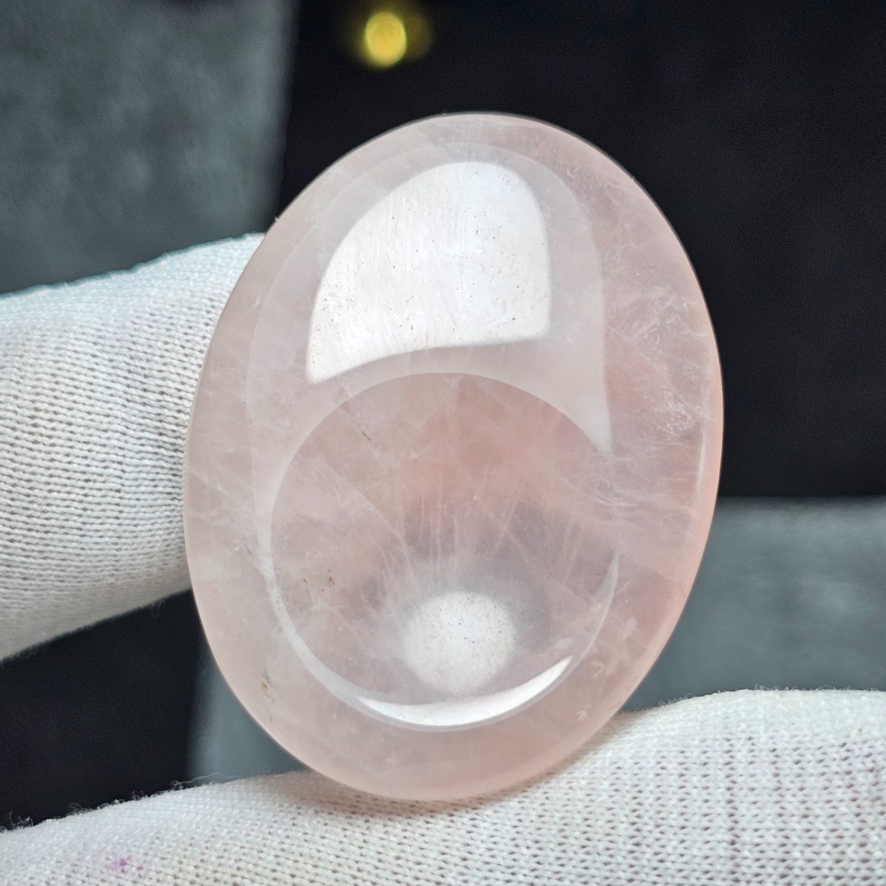 ماساژور انگشت سنگ رز کوارتز معدنی کد36295